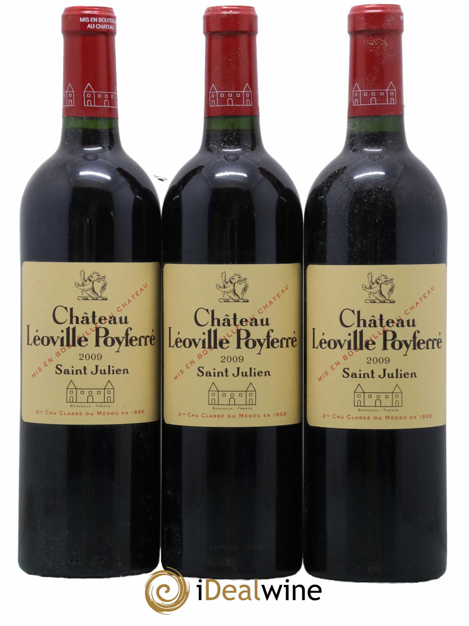 Château Léoville Poyferré 2ème Grand Cru Classé 2009 - Lot de 3 bouteilles - 0