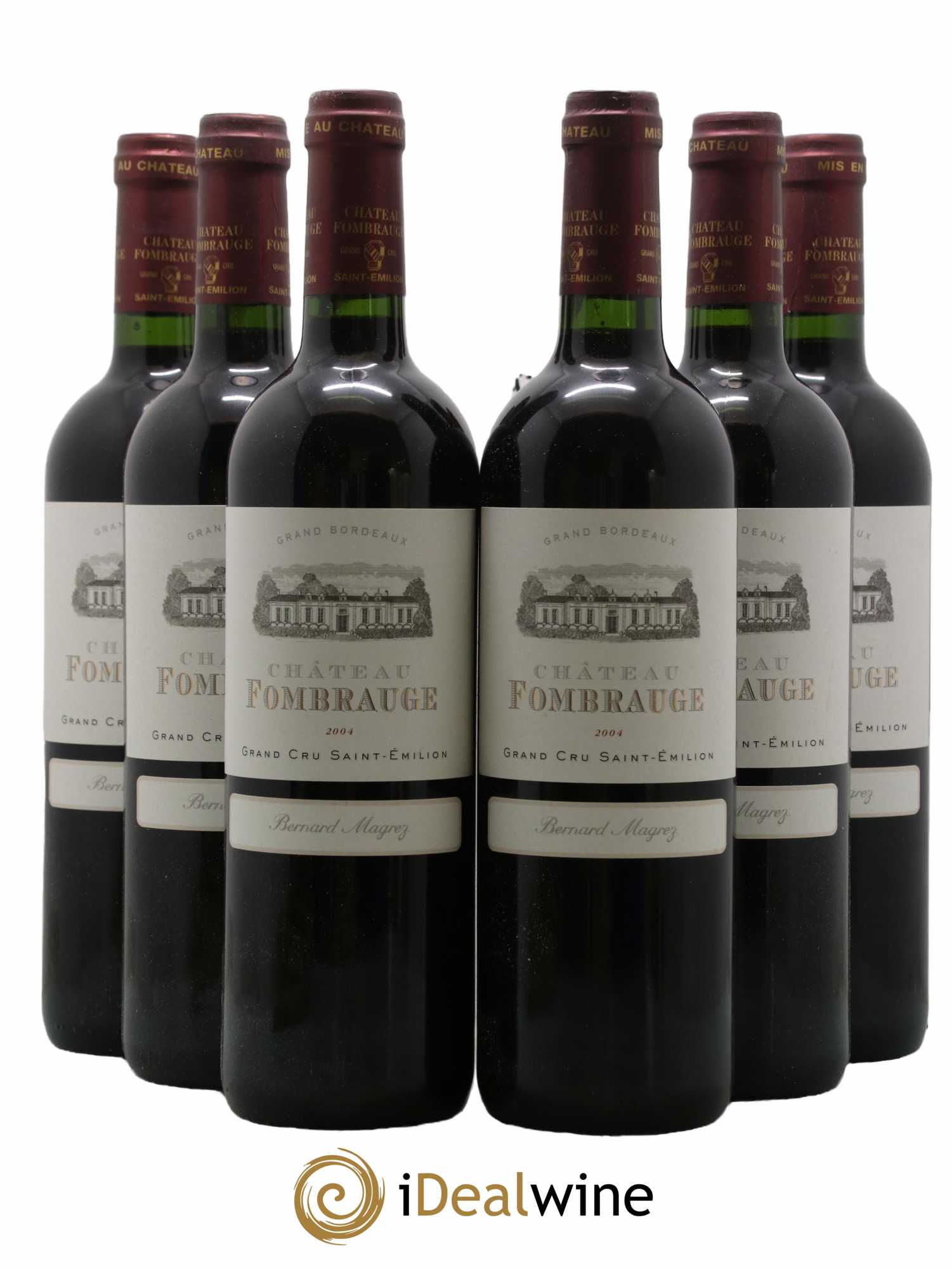 Château Fombrauge Grand Cru Classé 2004 - Lot de 6 bouteilles - 0