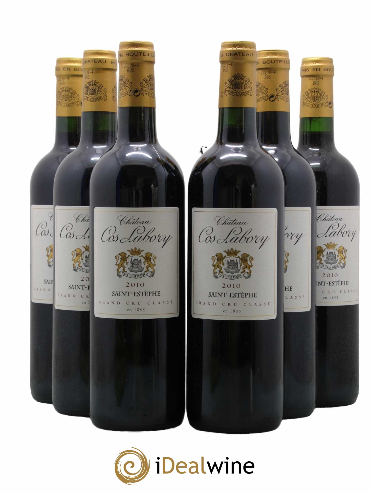 Château Cos Labory 5ème Grand Cru Classé 2010 - Lot de 6 bouteilles - 0