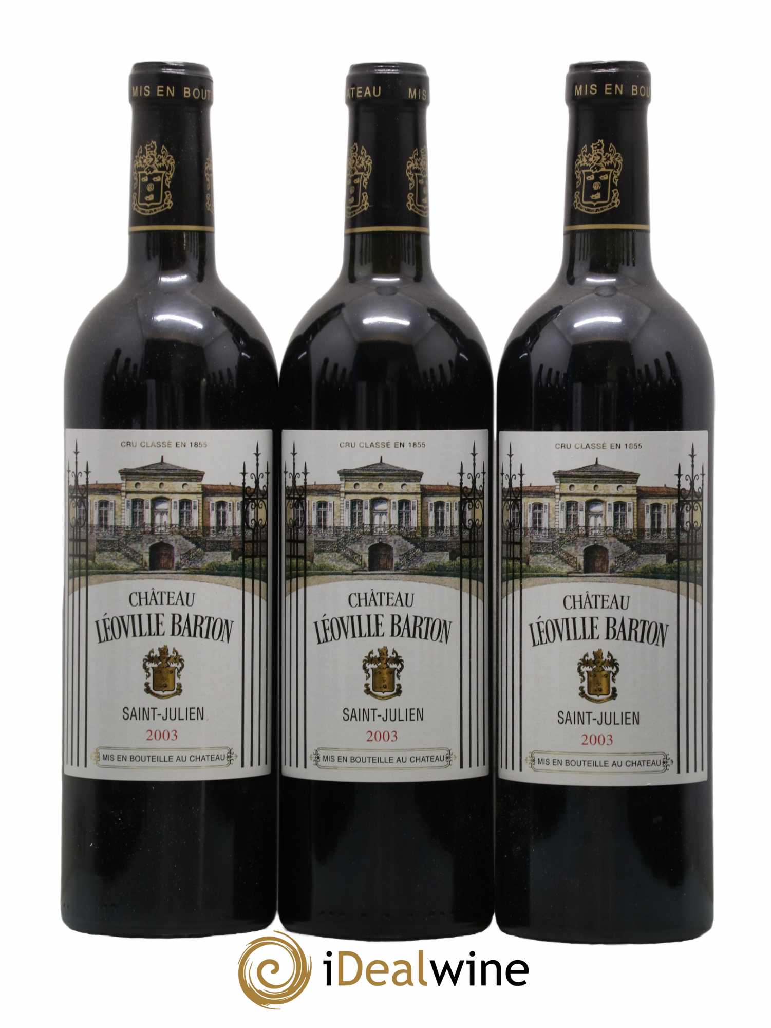 Château Léoville Barton 2ème Grand Cru Classé 2003 - Lot de 12 bouteilles - 1