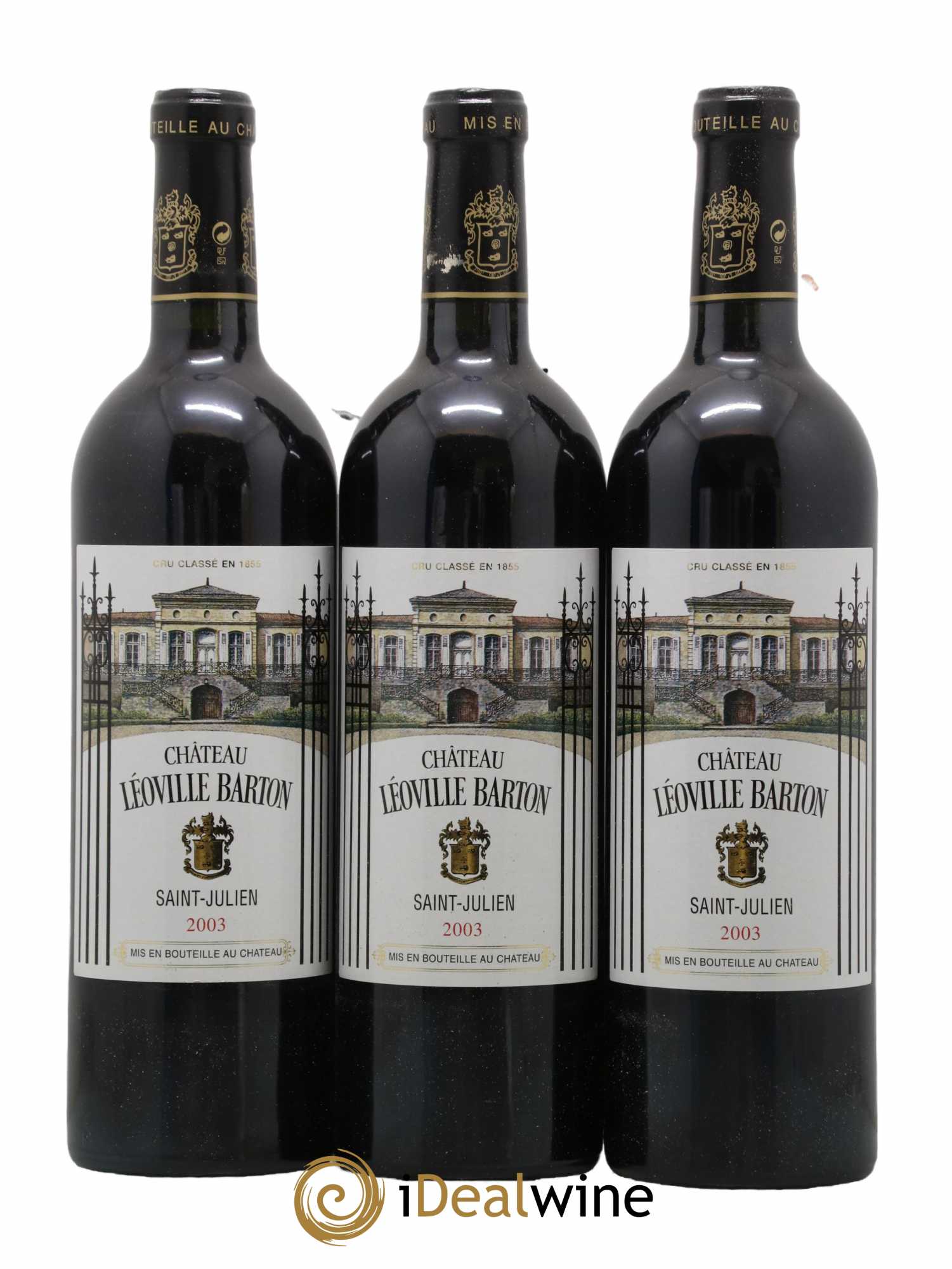 Château Léoville Barton 2ème Grand Cru Classé 2003 - Lot de 12 bouteilles - 4