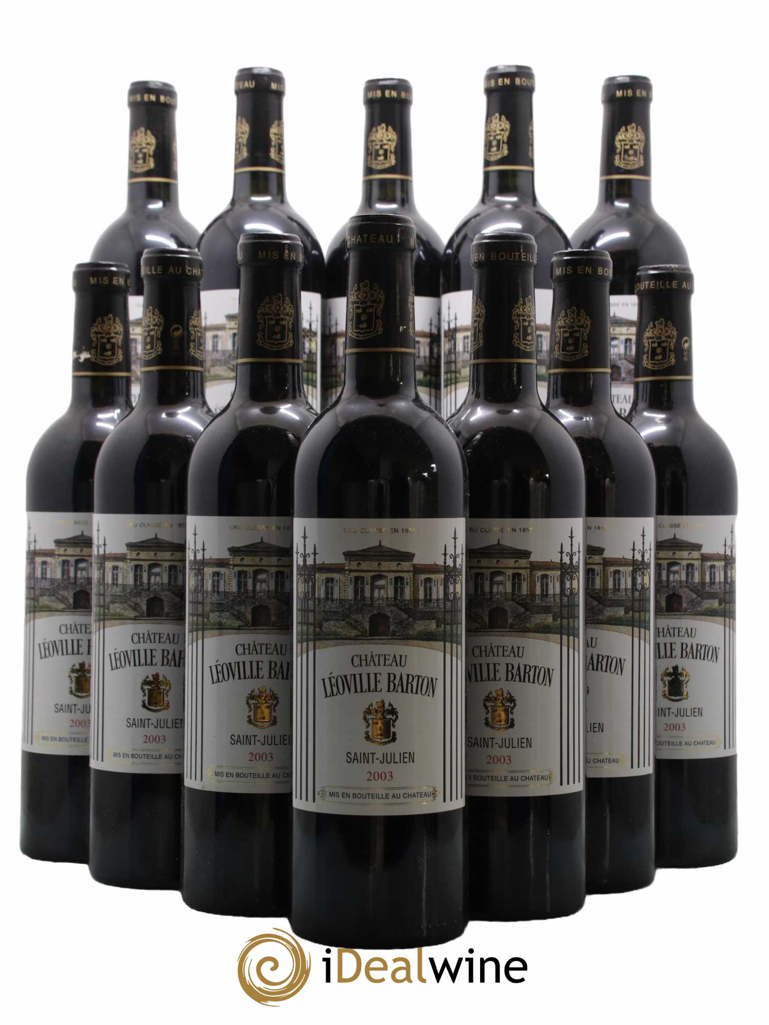 Château Léoville Barton 2ème Grand Cru Classé 2003 - Lot de 12 bouteilles - 0