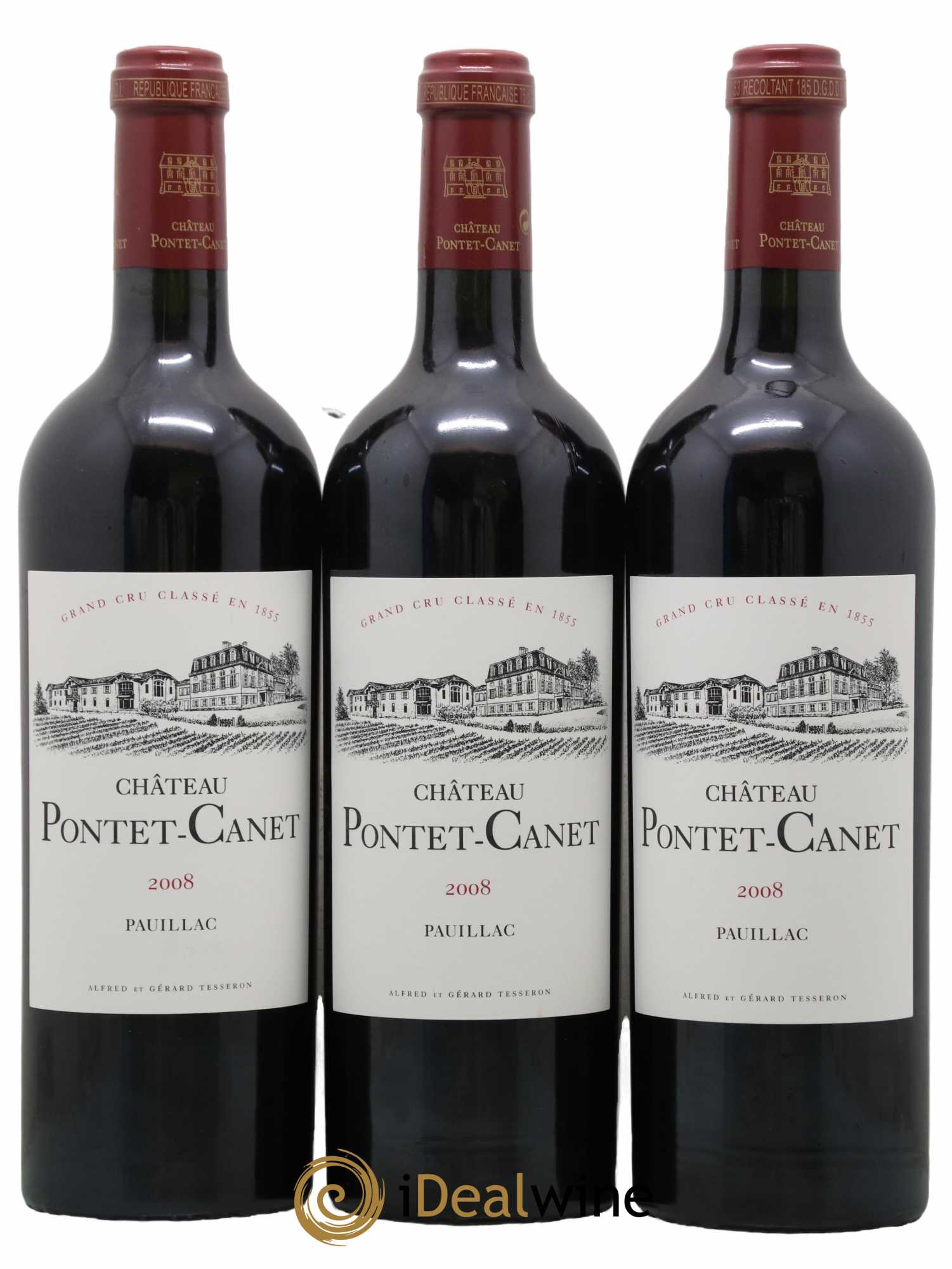 Château Pontet Canet 5ème Grand Cru Classé 2008 - Lot de 12 bouteilles - 4