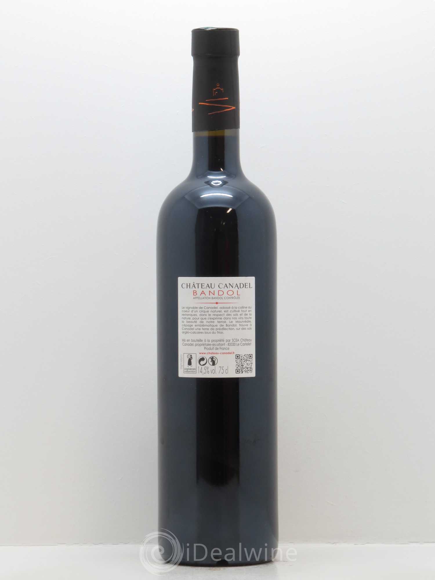 Bandol Château Canadel Jacques et Caroline de Chateauvieux 2015 - Posten von 1 Flasche - 1
