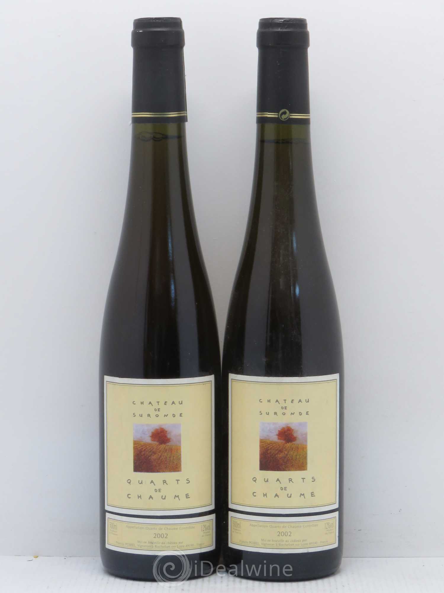 Quarts de Chaume Château de Suronde 2002 - Lot de 2 bouteilles - 0
