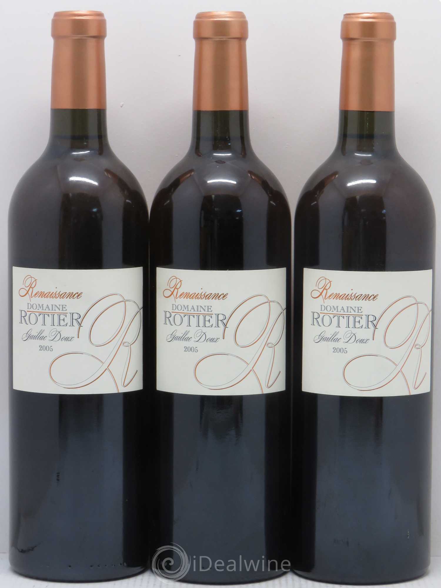 Divers Gaillac Doux cuvée Renaissance Domaine Rotier (sans prix de réserve) 2005 - Posten von 3 Flaschen - 0