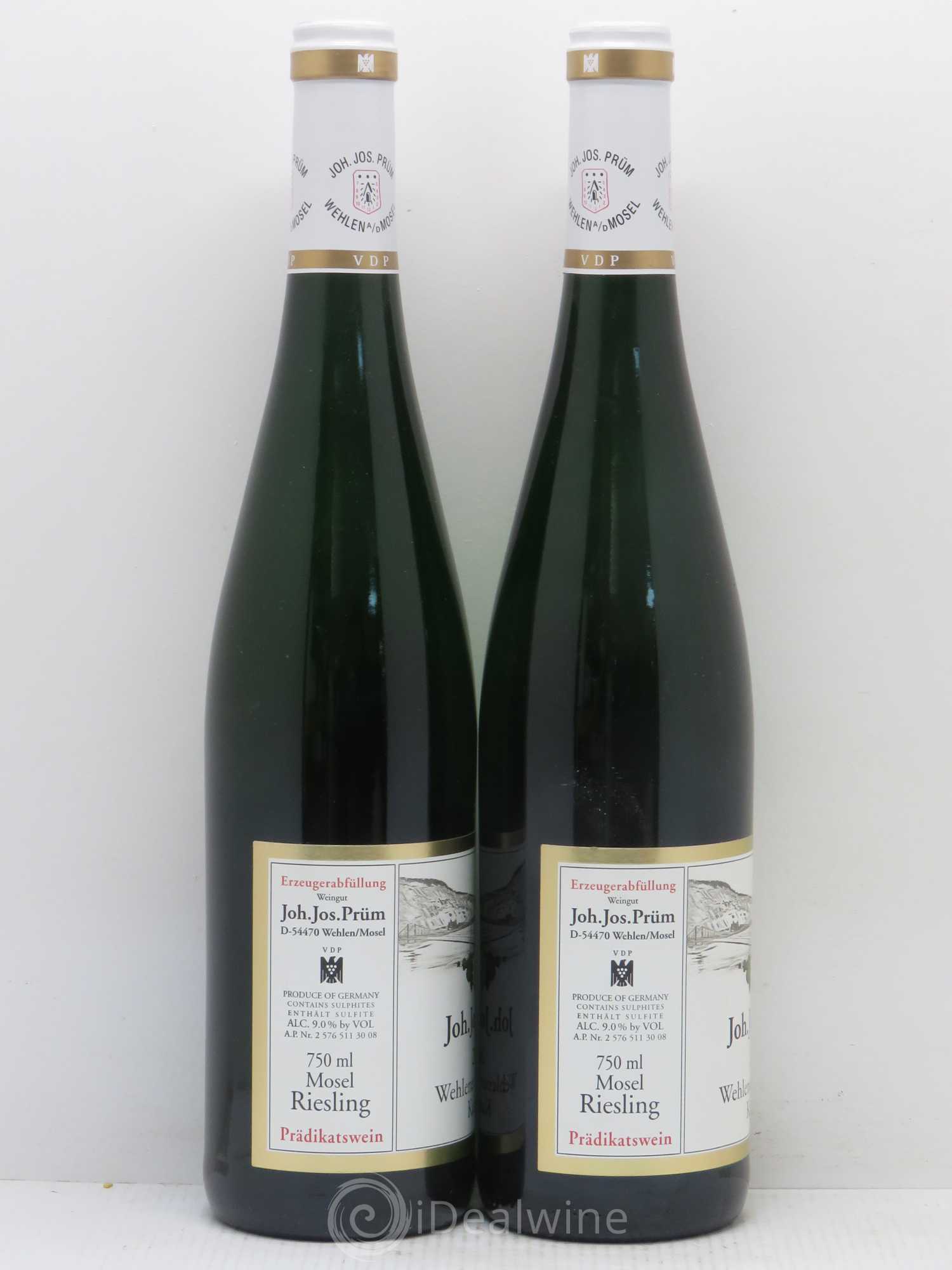 Riesling Joh. Jos. Prum Wehlener Sonnenuhr Kabinett 2007 - Posten von 2 Flaschen - 1