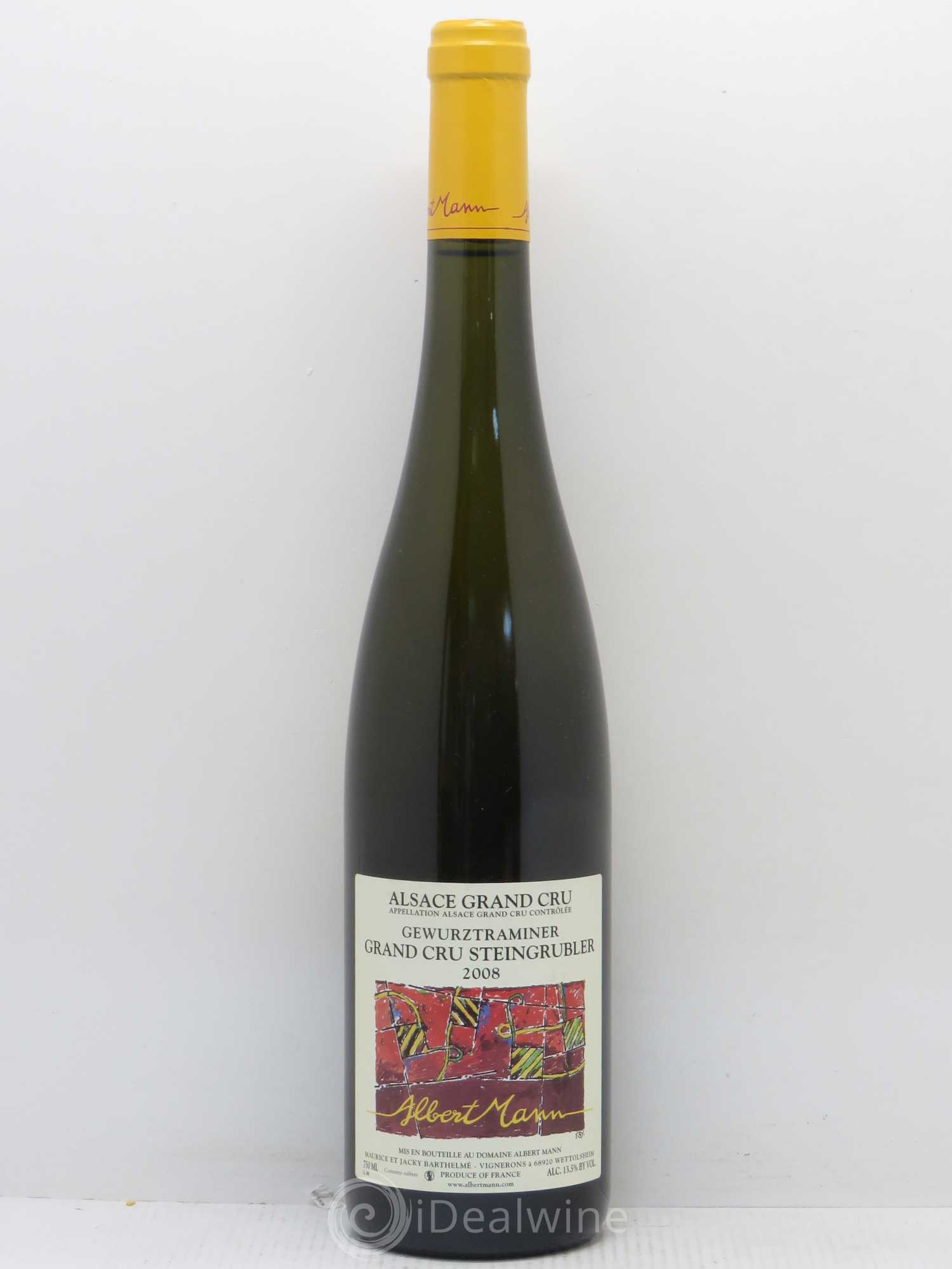 Gewurztraminer Grand Cru Steingrubler Albert Mann 2008 - Posten von 1 Flasche - 0