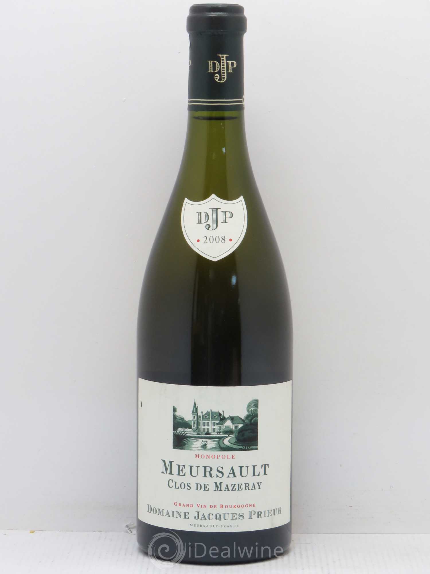 Meursault 1er Cru Clos de Mazeray Jacques Prieur 2008 - Posten von 1 Flasche - 0
