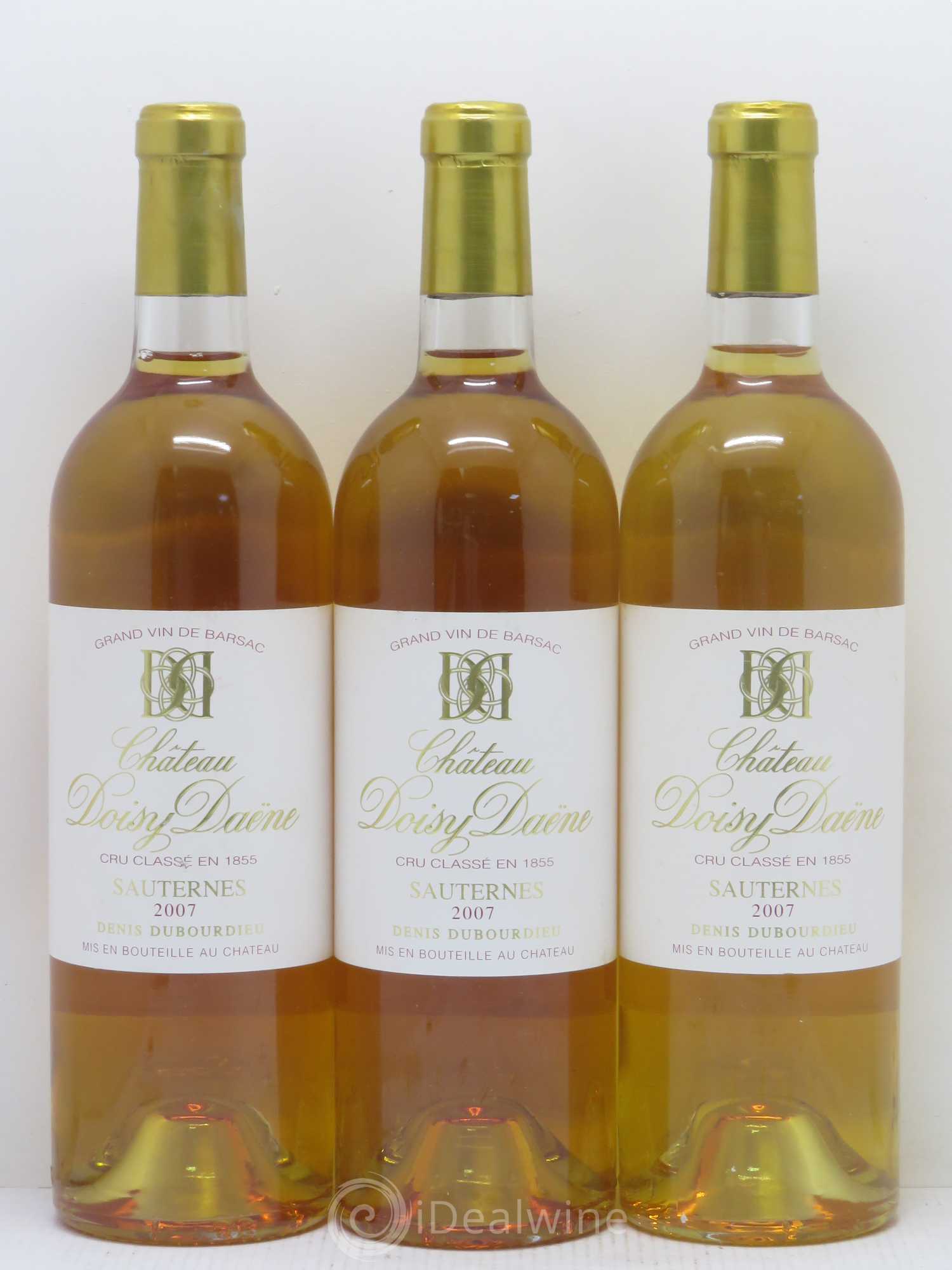 Château Doisy Daëne 2ème Grand Cru Classé 2007 - Lotto di 3 bottiglie - 0