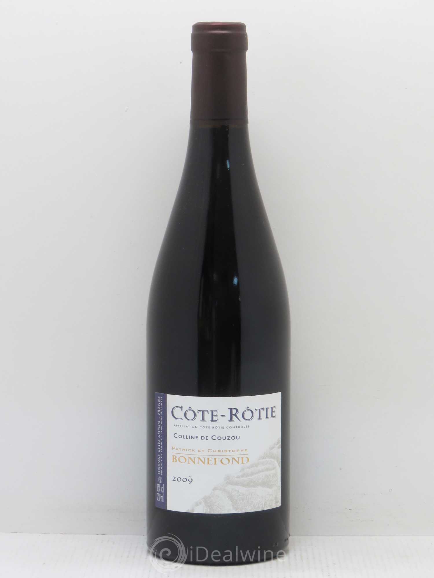 Côte-Rôtie Colline de Couzou Domaine Bonnefond 2009 - Lot de 1 bouteille - 0