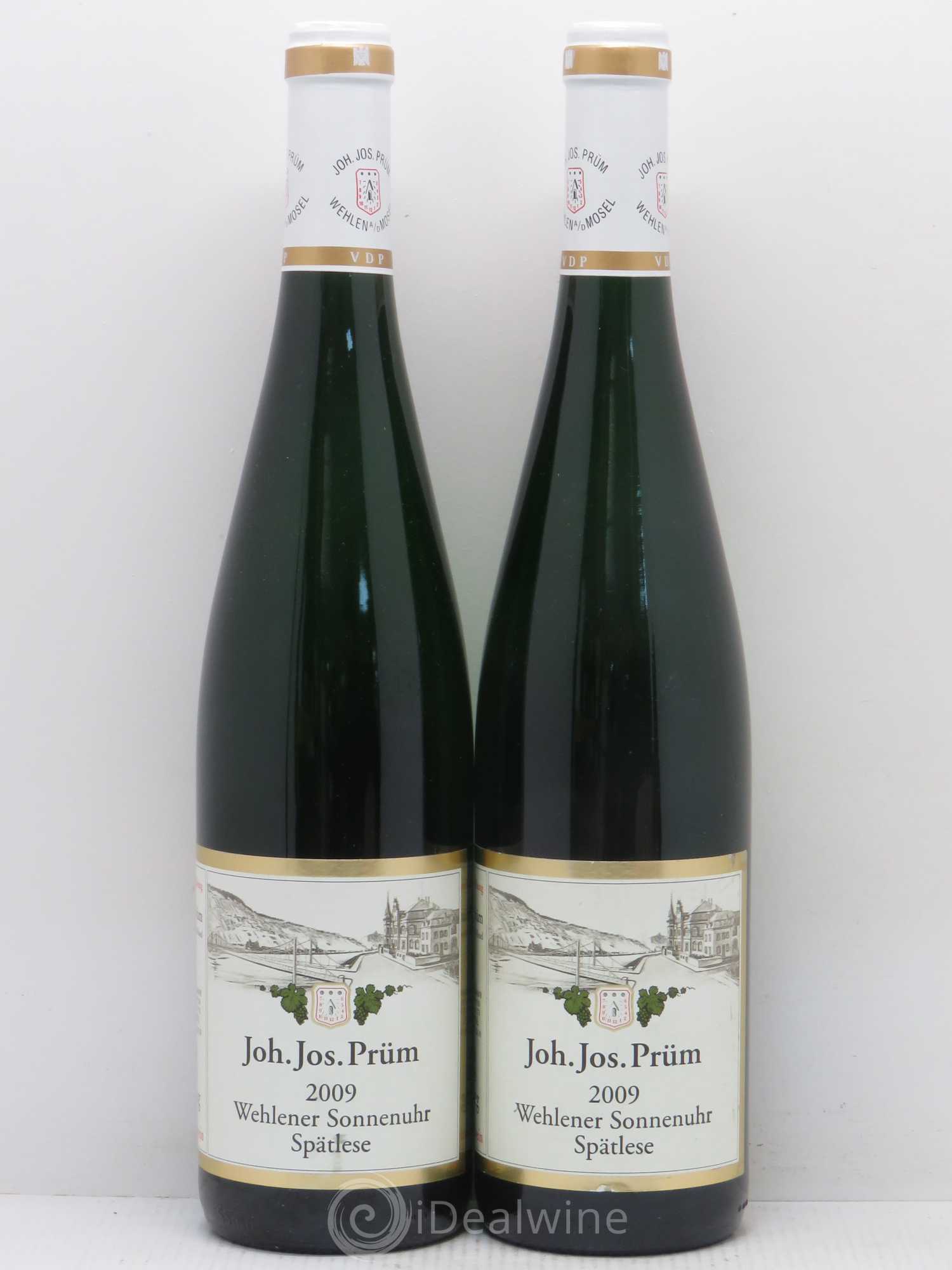 Riesling Joh. Jos. Prum Wehlener Sonnenuhr Spätlese 2009 - Lot de 2 bouteilles - 0