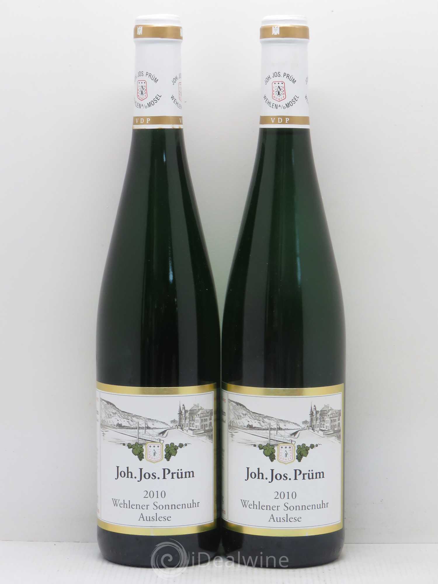 Riesling Joh. Jos. Prum Wehlener Sonnenuhr Auslese 2010 - Lot de 2 bouteilles - 0