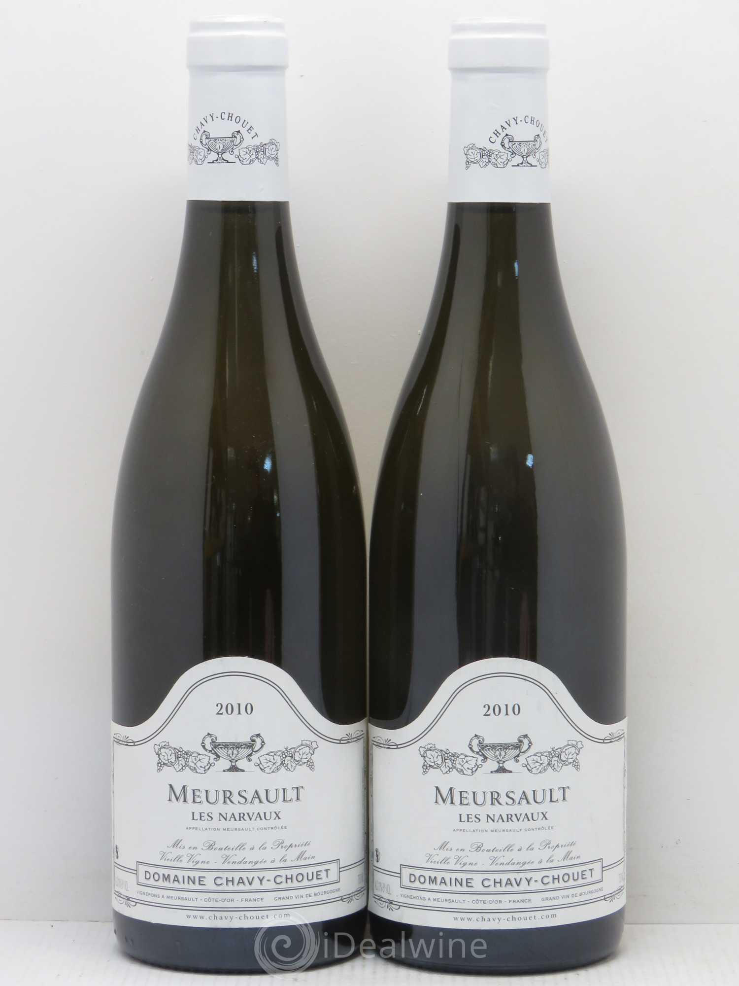 Meursault Les Narvaux Chavy-Chouet 2010 - Lot de 2 bouteilles - 0