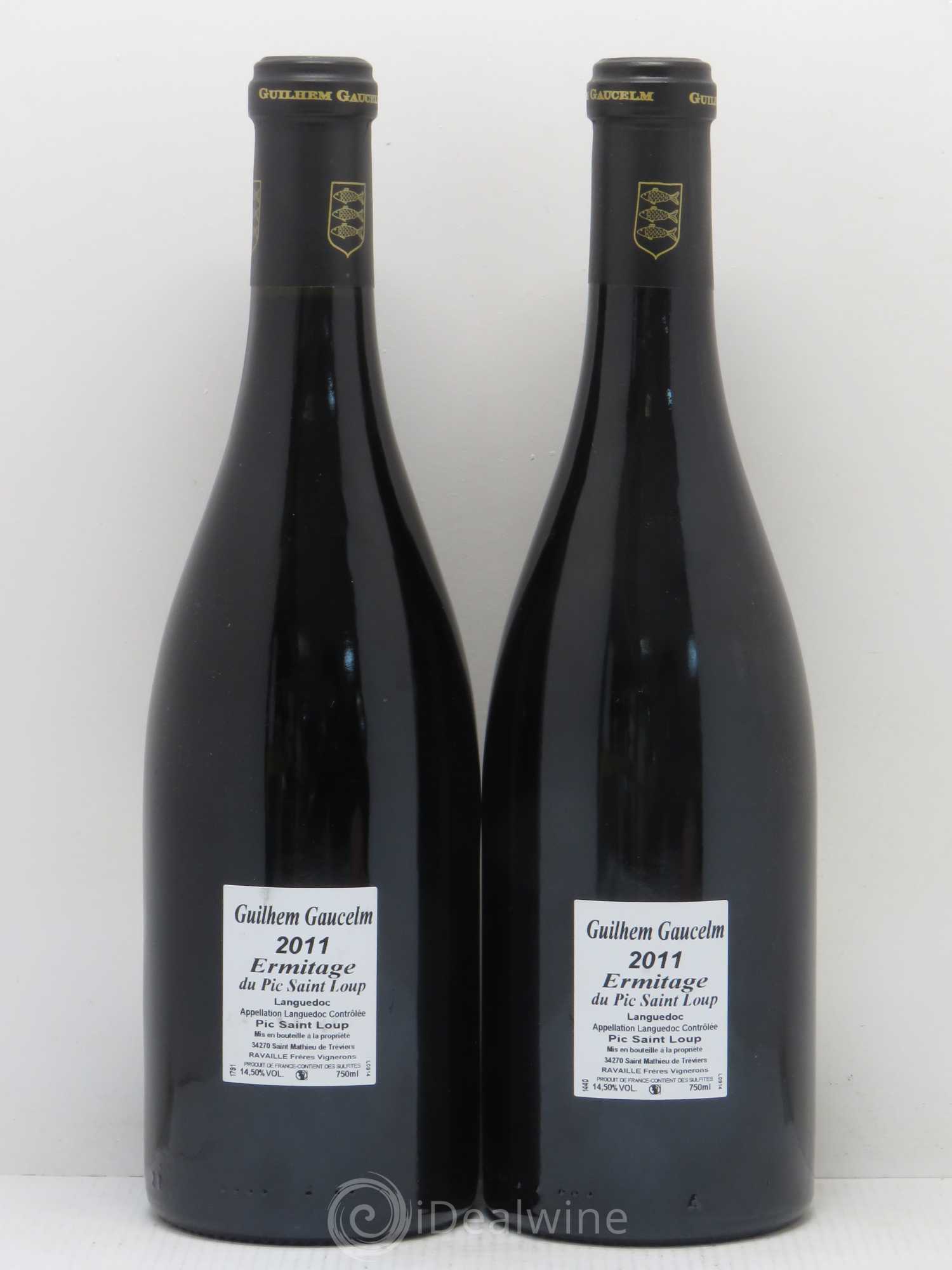Pic Saint-Loup Héritage du Pic Saint-Loup (anciennement Ermitage) Guilhem Gaucelm 2011 - Lot de 2 bouteilles - 1