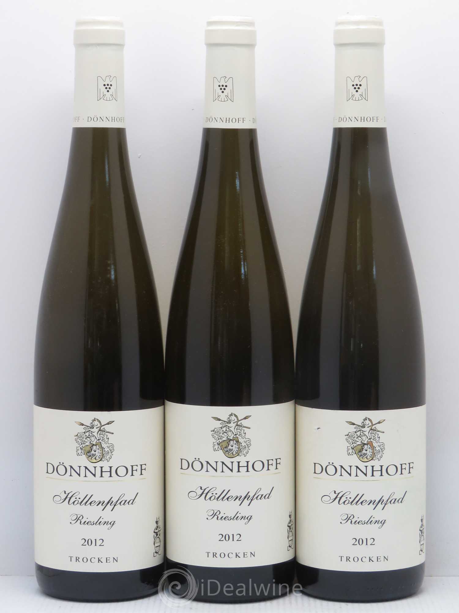 Riesling Weingut Dönnhoff Hollenpfad Trocken 2012 - Posten von 3 Flaschen - 0