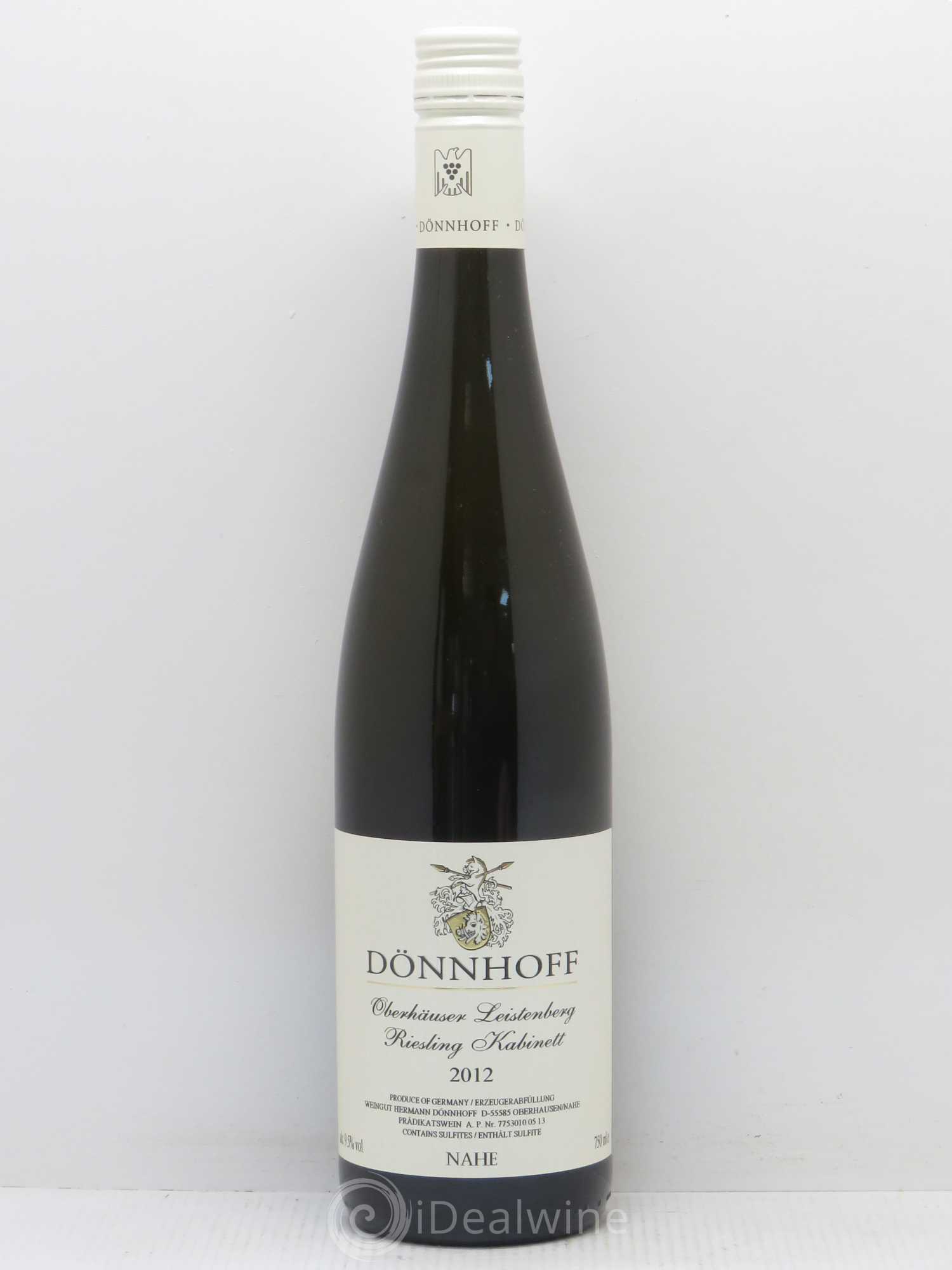 Riesling Weingut Dönnhoff Oberhäuser Leistenberg Kabinett 2012 - Posten von 1 Flasche - 0
