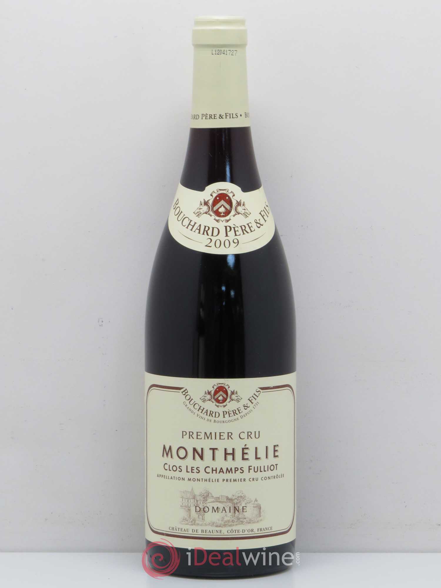 Monthélie 1er Cru Clos Les Champs Fulliot Bouchard Père & Fils 2009 - Lot de 1 bouteille - 0