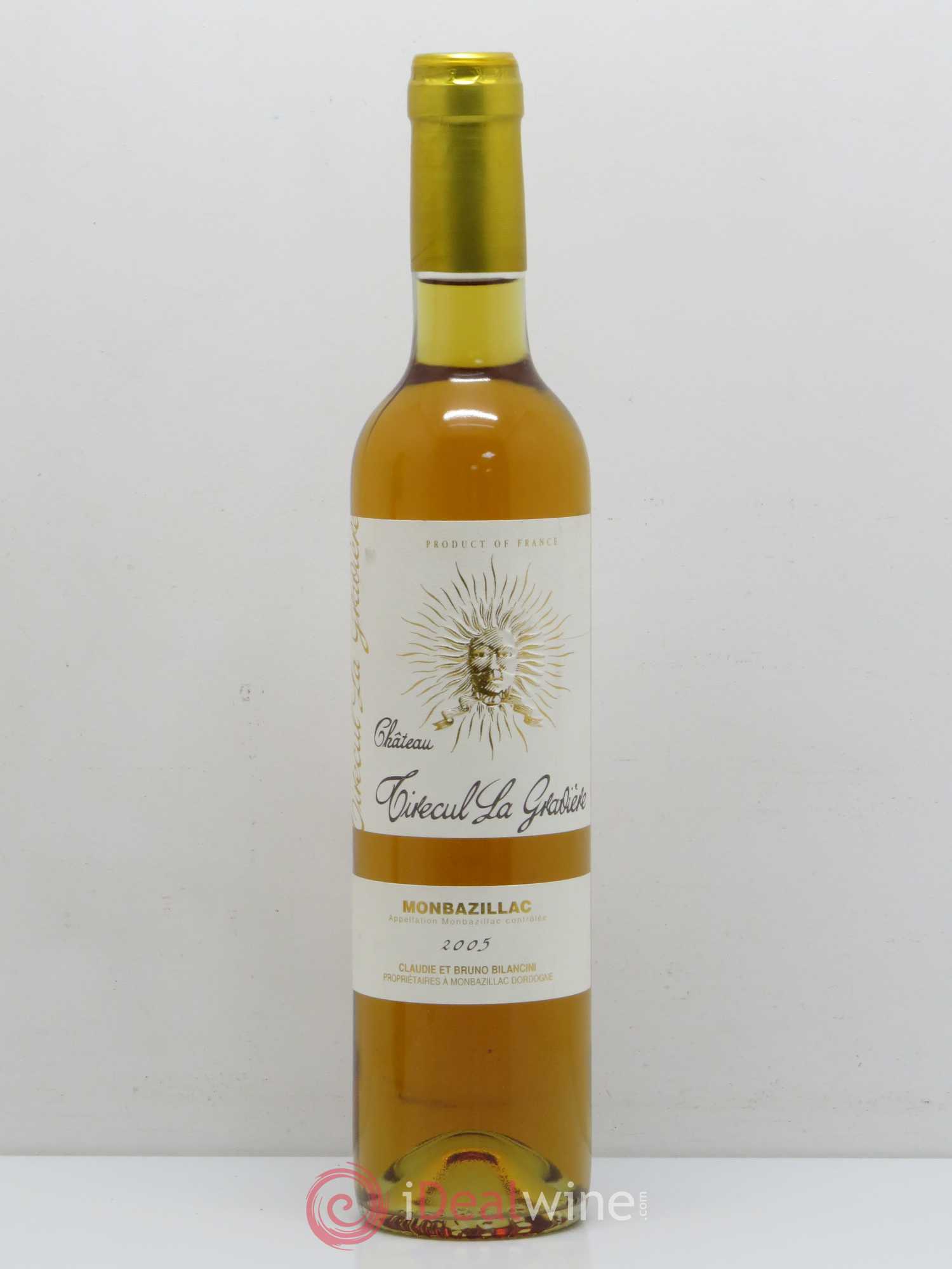 Monbazillac Château Tirecul La Gravière Bruno et Claudie Bilancini 2005 - Lot de 1 bouteille - 0
