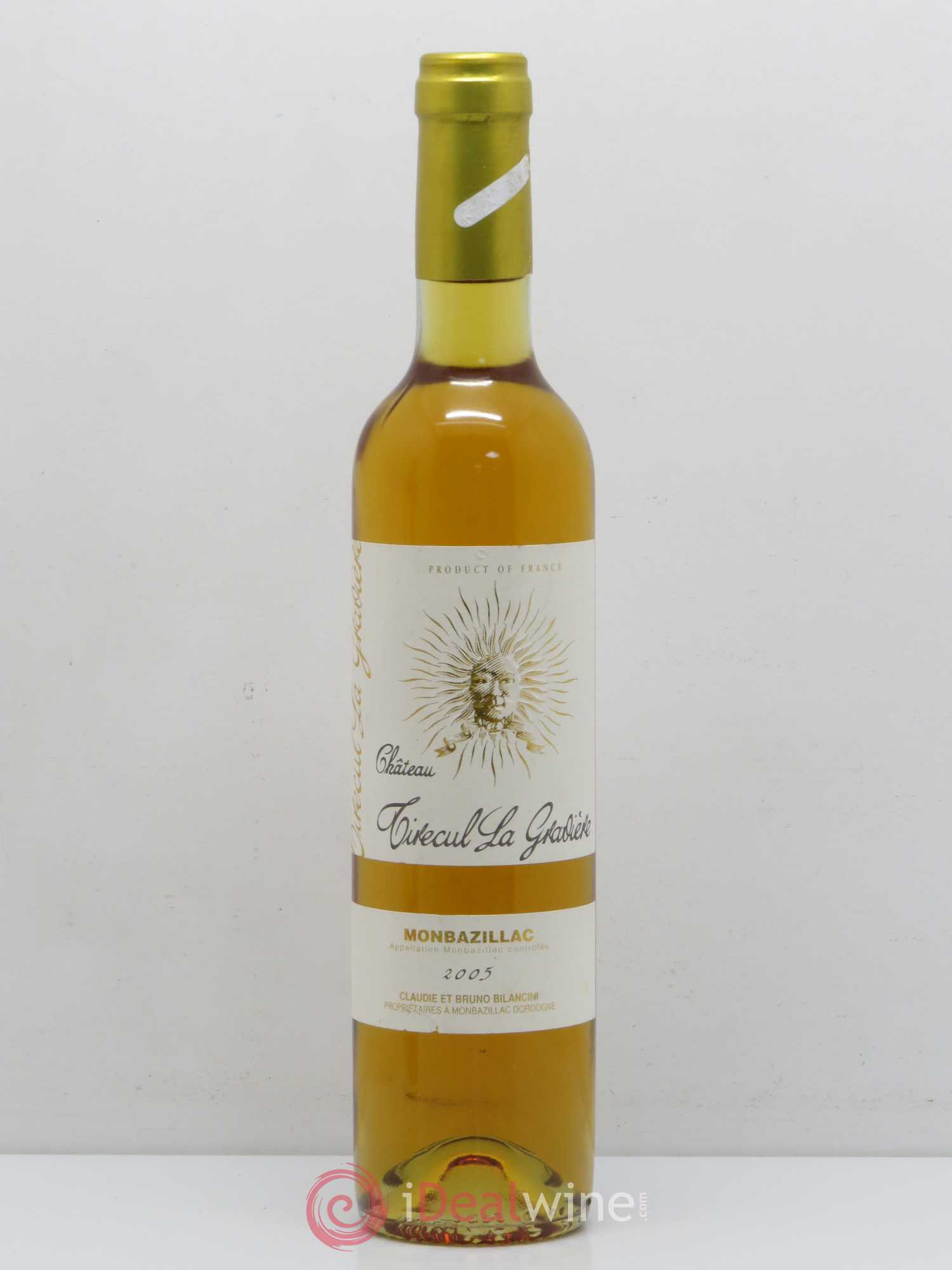 Monbazillac Château Tirecul La Gravière Bruno et Claudie Bilancini 2005 - Lotto di 1 bottiglia - 0