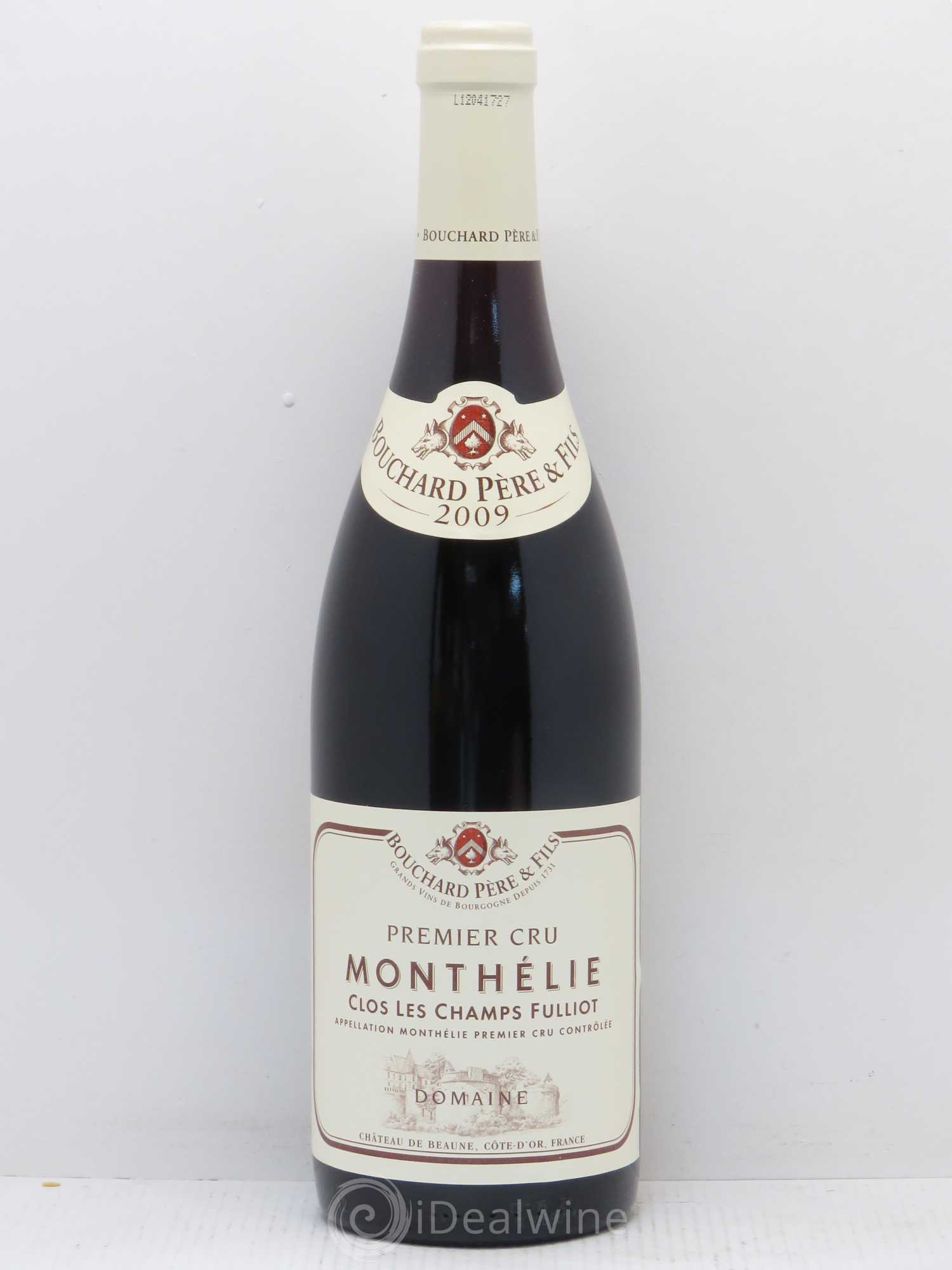 Monthélie 1er Cru Clos Les Champs Fulliot Bouchard Père & Fils 2009 - Lot de 1 bouteille - 0