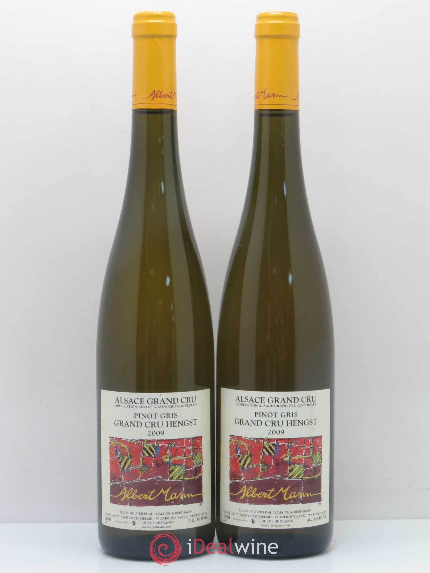 Pinot Gris Domaine Albert Mann Hengst 2009 - Posten von 2 Flaschen - 0