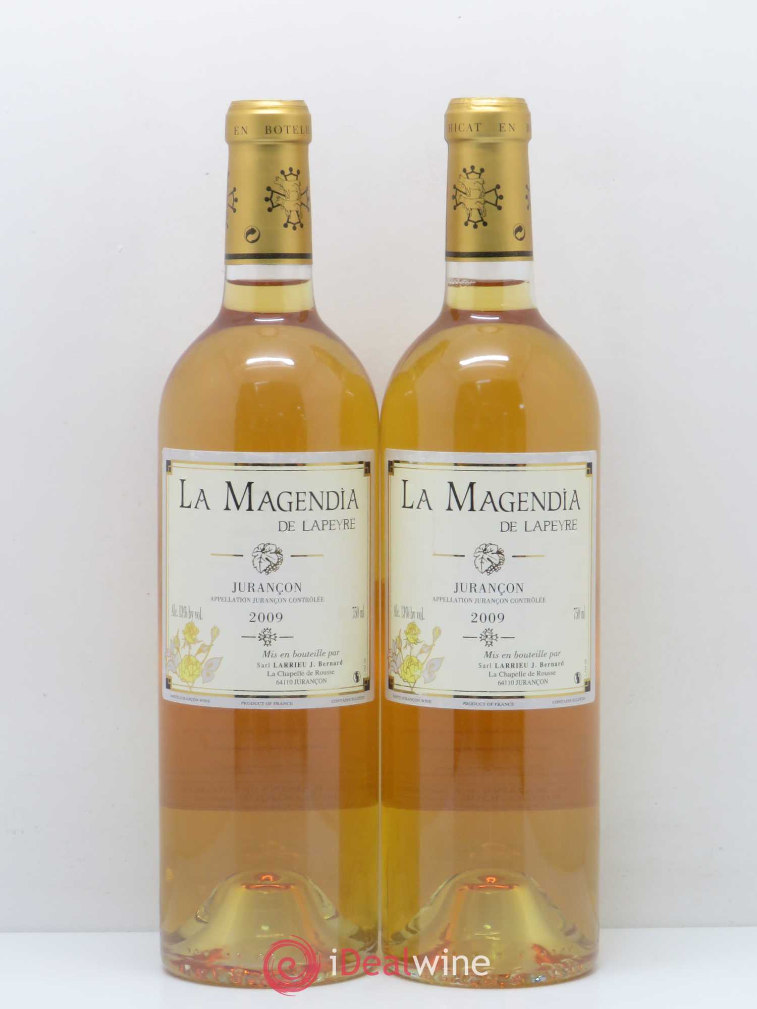 Jurançon Domaine Clos Lapeyre Magendia 2009 - Posten von 5 Flaschen - 2
