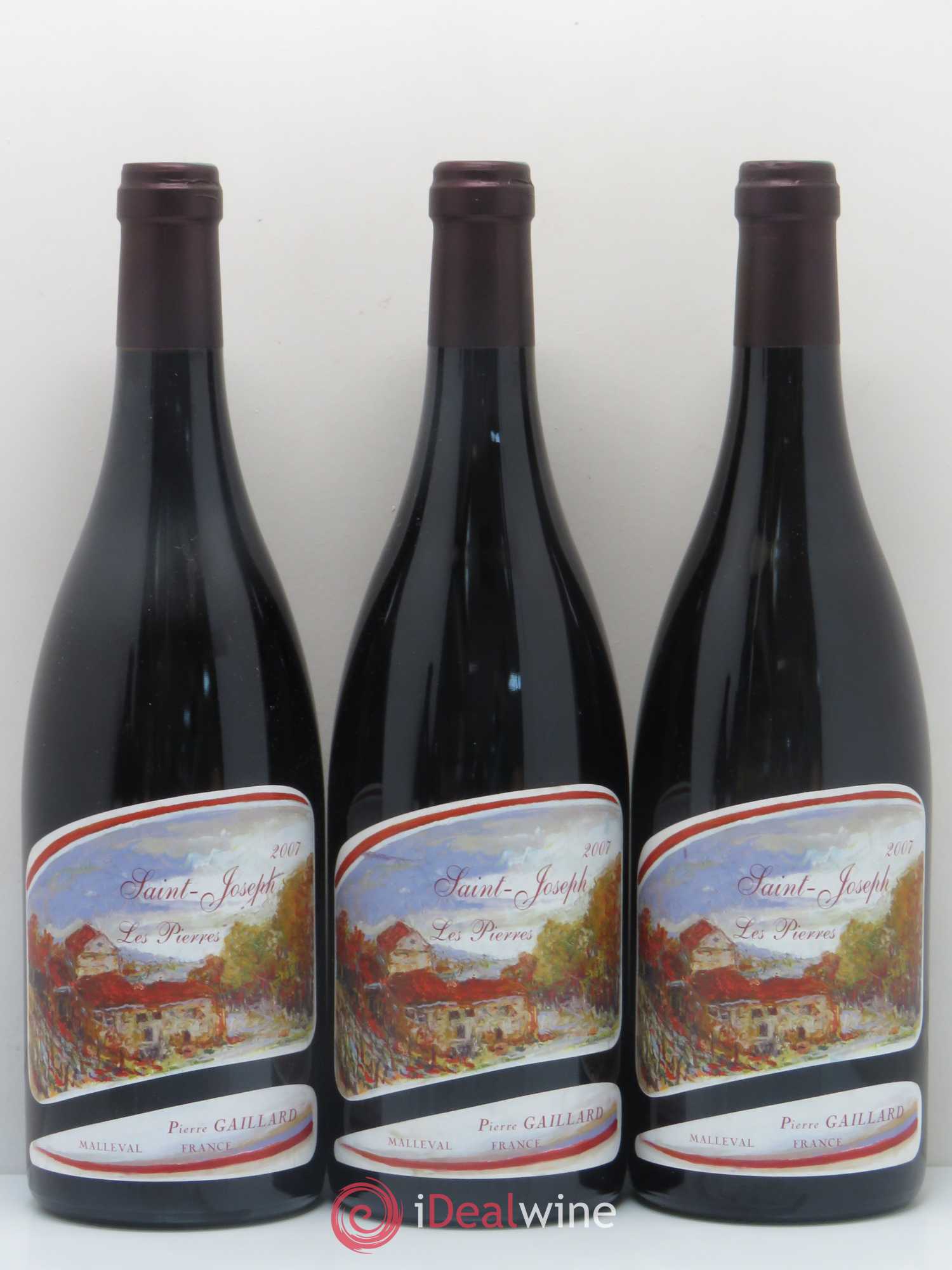 Saint-Joseph Domaine Pierre Gaillard Cuvee Les Pierres 2007 - Posten von 5 Flaschen - 1