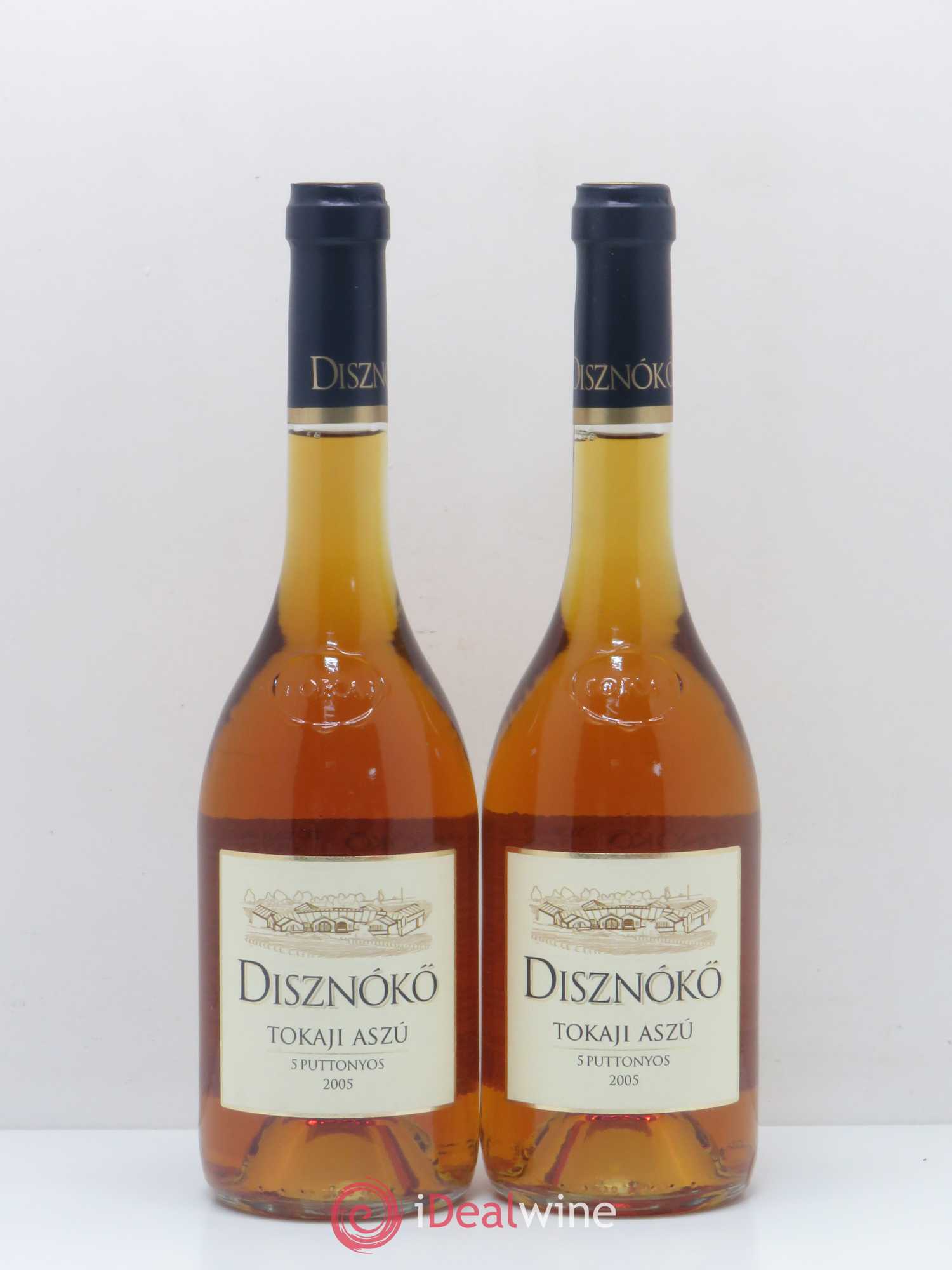 Tokaji Disznoko Tokaji Aszu 5 Puttonyos (50cl) 2005 - Lotto di 2 bottiglie - 0