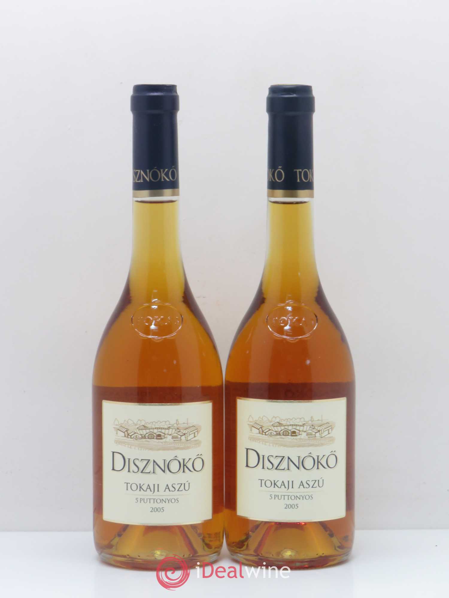 Tokaji Disznoko Tokaji Aszu 5 Puttonyos (50cl) 2005 - Lotto di 2 bottiglie - 0
