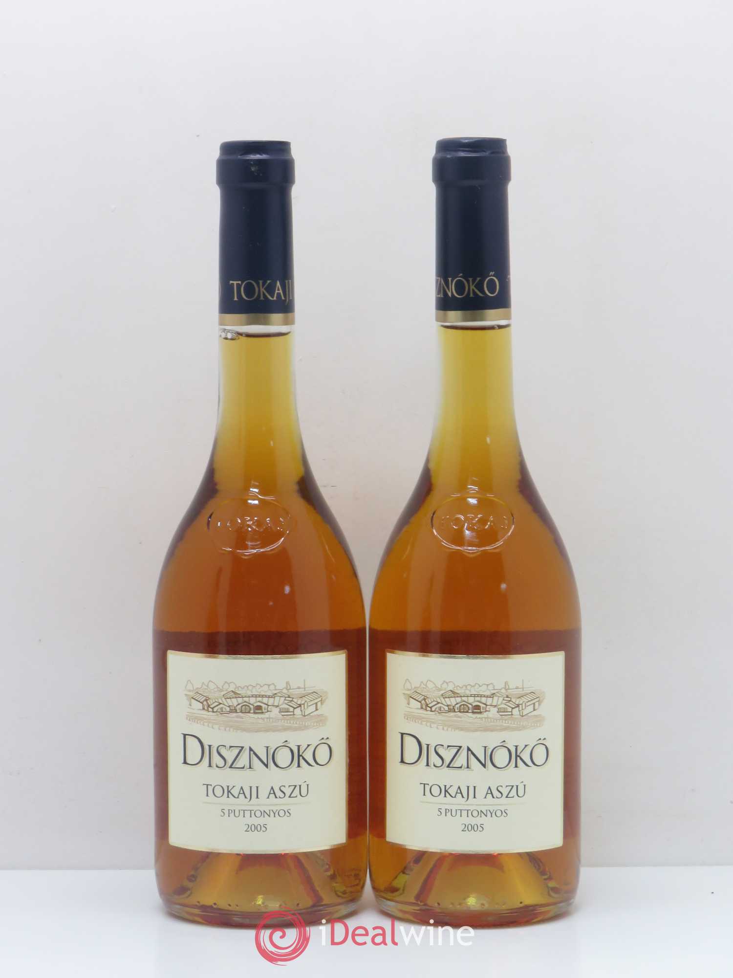 Tokaji Disznoko Tokaji Aszu 5 Puttonyos (50cl) 2005 - Lotto di 2 bottiglie - 0
