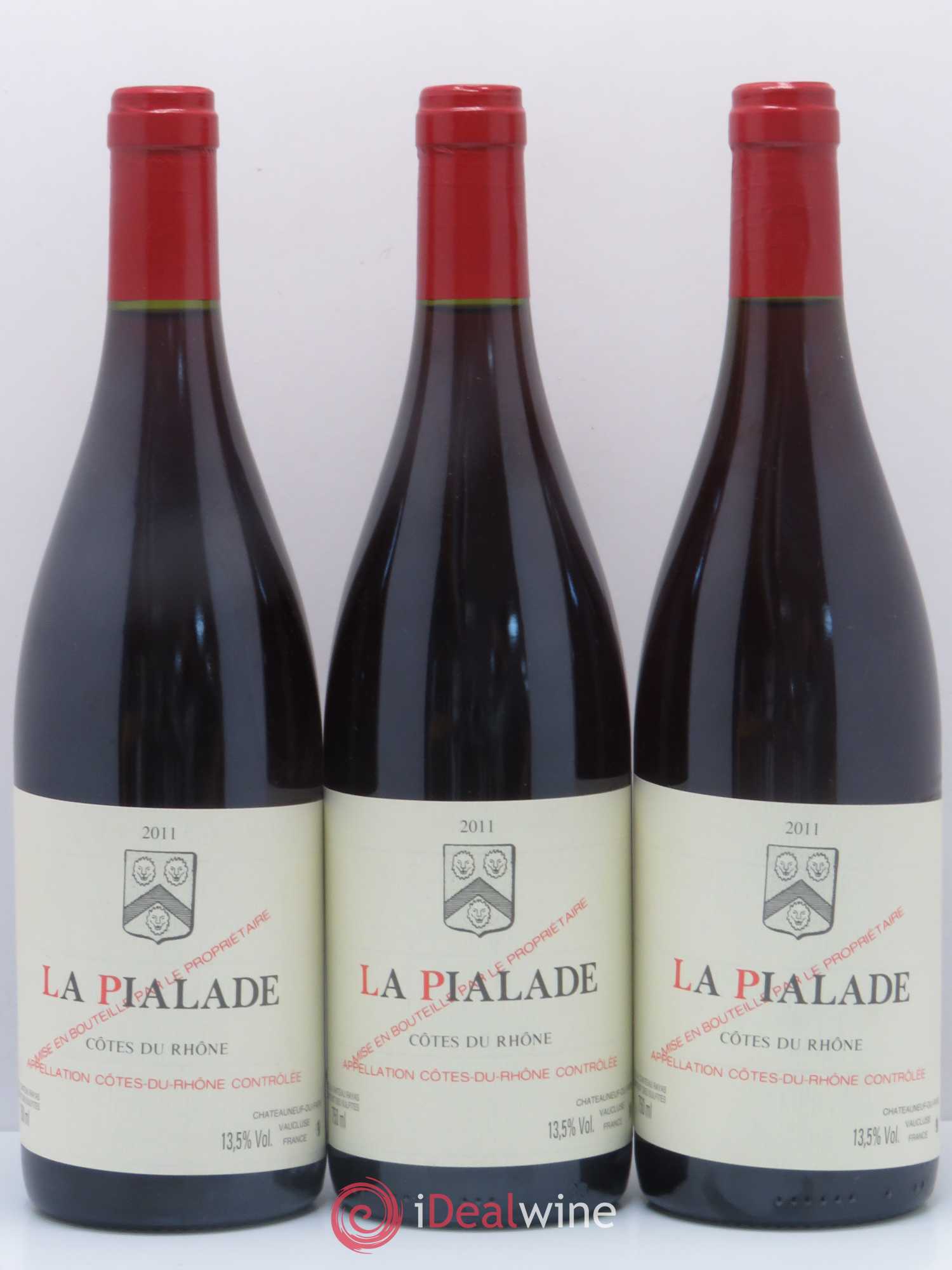 Côtes-du-Rhône La Pialade Emmanuel Reynaud 2011 - Lot de 3 bouteilles - 0