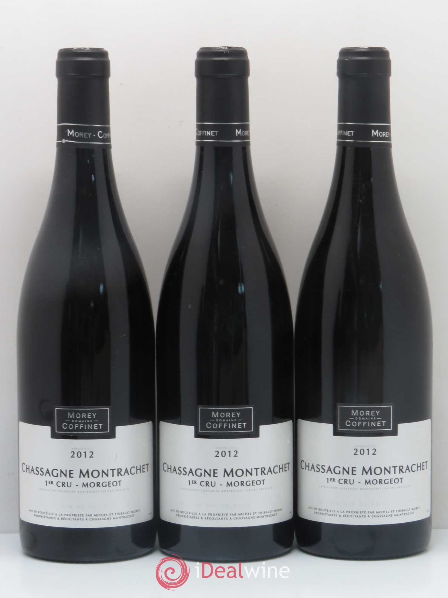 Chassagne-Montrachet 1er Cru Domaine Morey Coffinet Morgeot 2012 - Posten von 5 Flaschen - 1