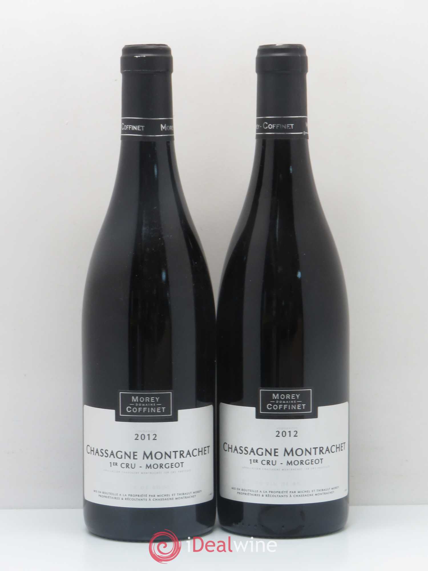 Chassagne-Montrachet 1er Cru Domaine Morey Coffinet Morgeot 2012 - Posten von 5 Flaschen - 2