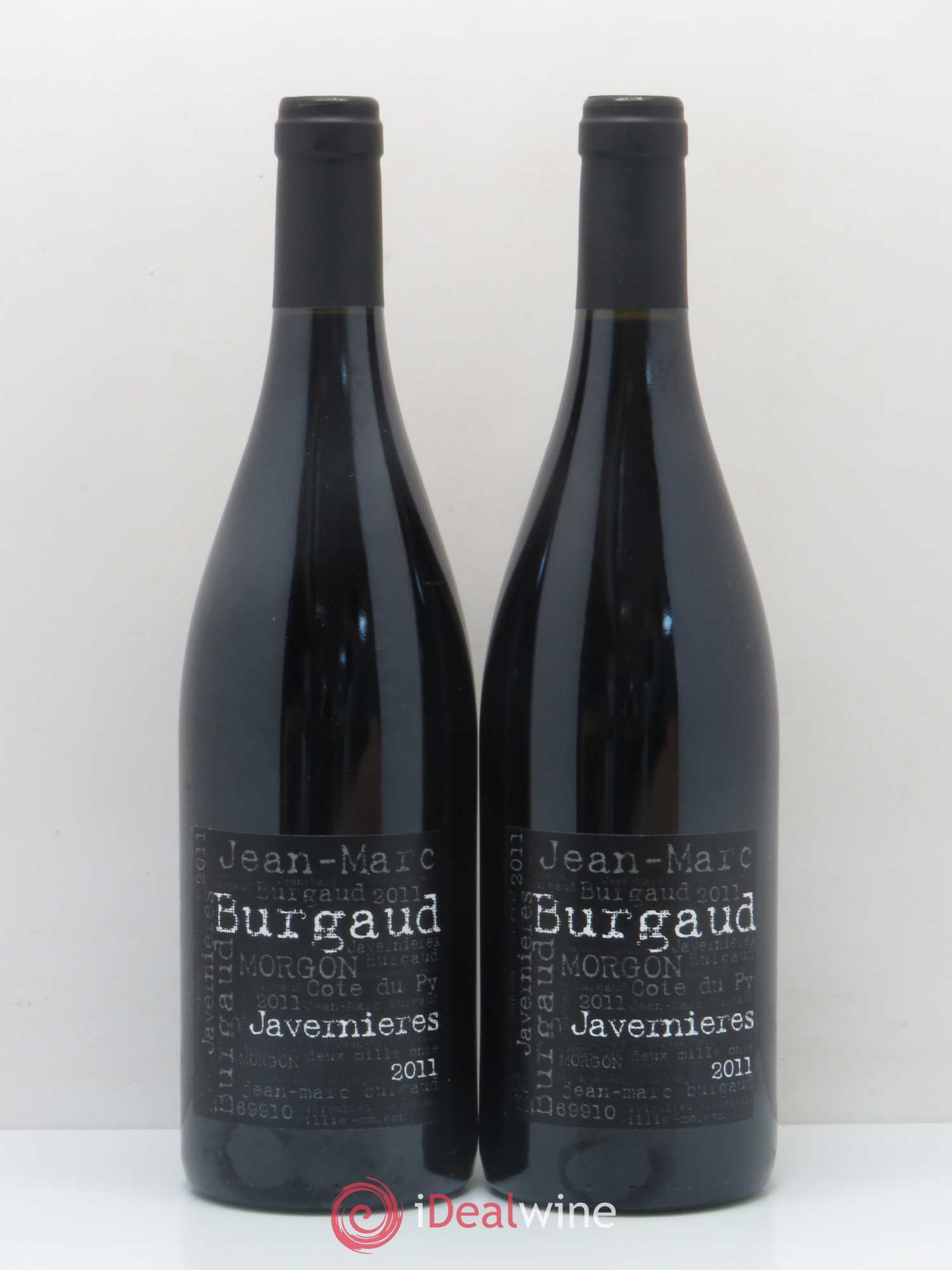 Morgon Javernières Jean-Marc Burgaud (Domaine) 2011 - Lot de 2 bouteilles - 0
