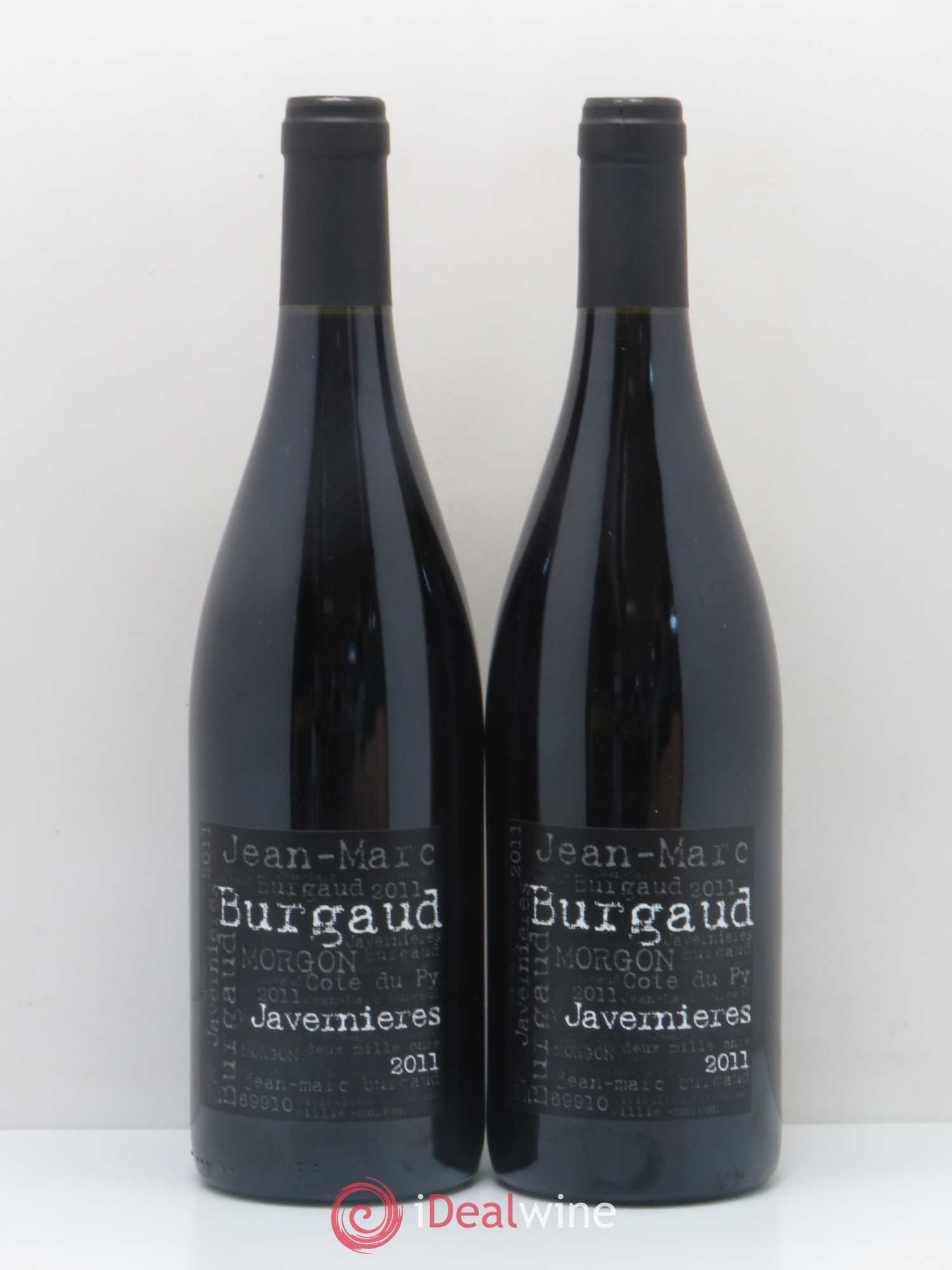 Morgon Javernières Jean-Marc Burgaud (Domaine) 2011 - Lot de 2 bouteilles - 0