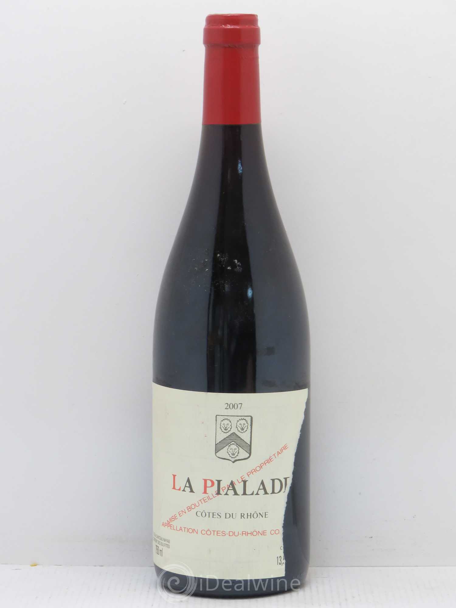 Côtes-du-Rhône La Pialade Emmanuel Reynaud 2007 - Lot de 1 bouteille - 0