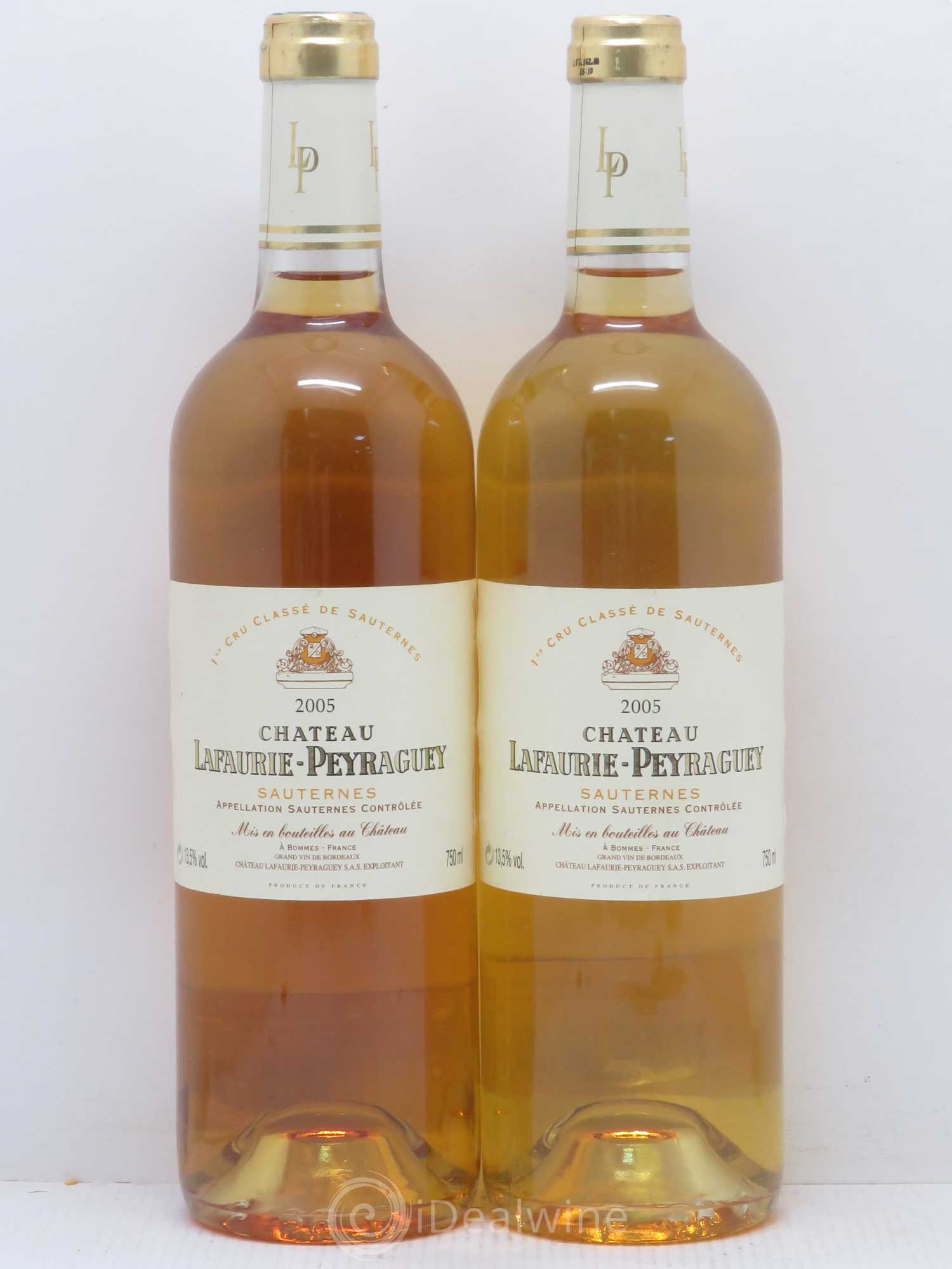 Château Lafaurie-Peyraguey 1er Grand Cru Classé 2005 - Lotto di 2 bottiglie - 0