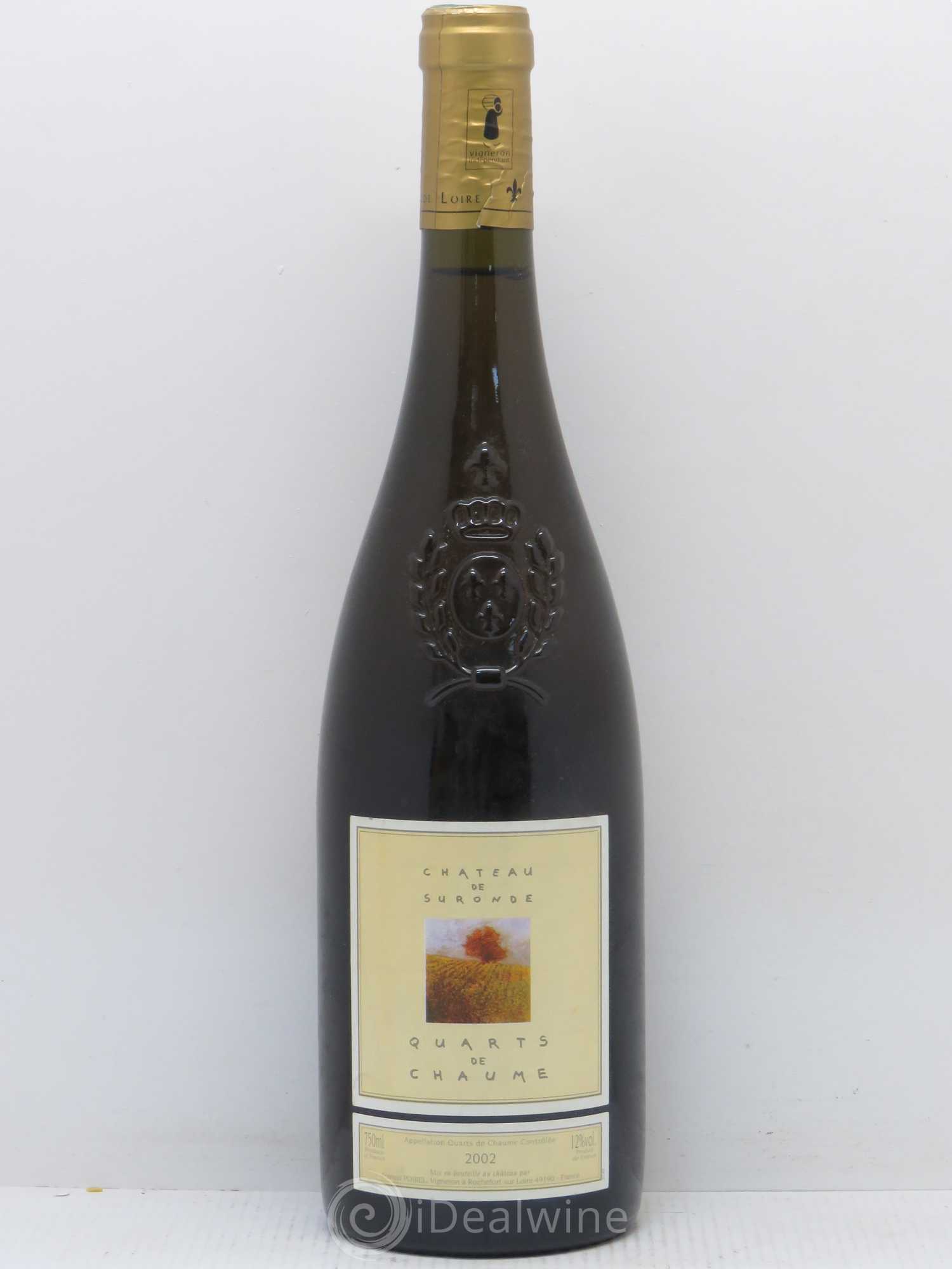 Quarts de Chaume Château de Suronde 2002 - Lotto di 1 bottiglia - 0