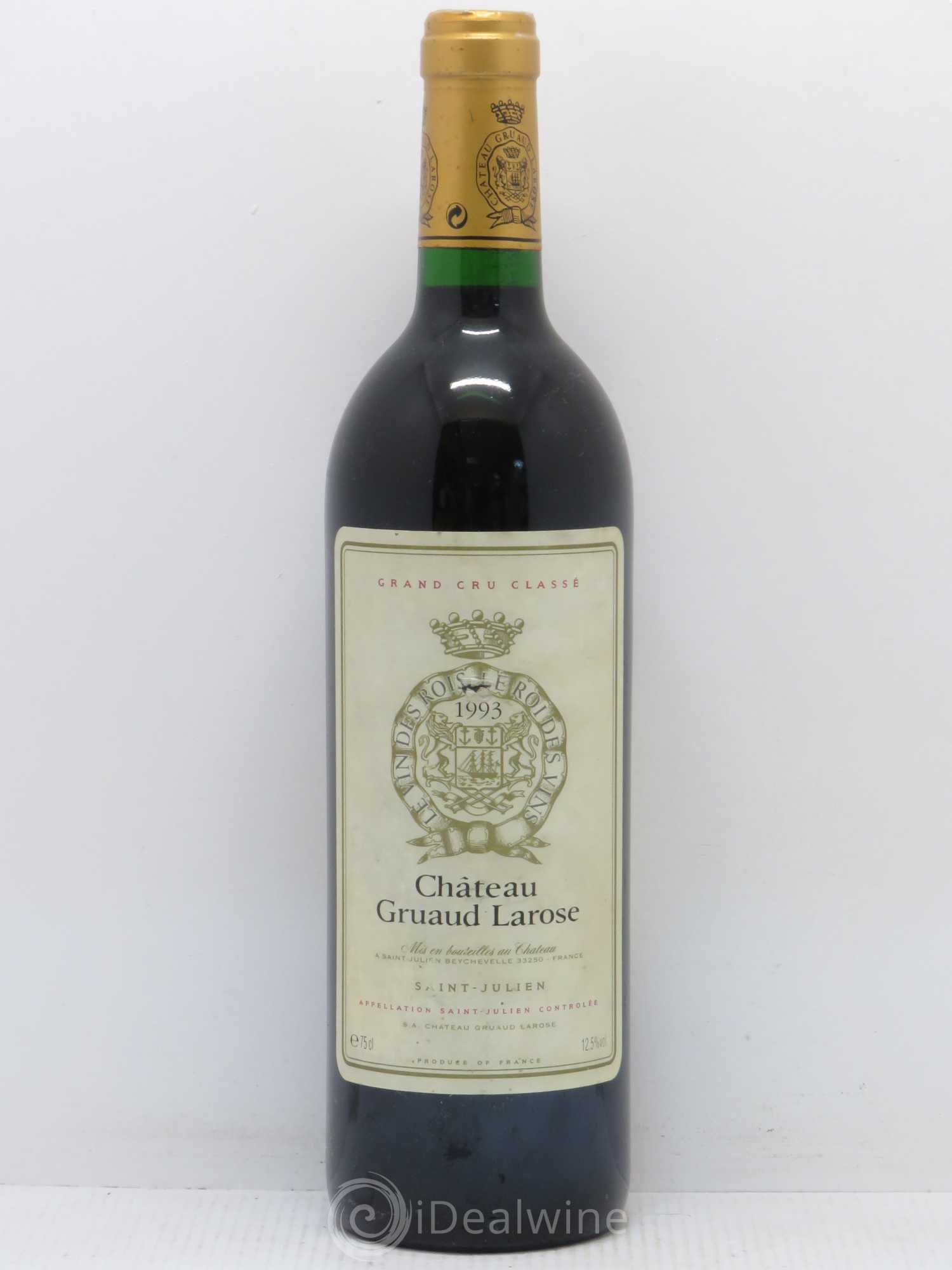 Château Gruaud Larose 2ème Grand Cru Classé 1993 - Lot de 1 bouteille - 0