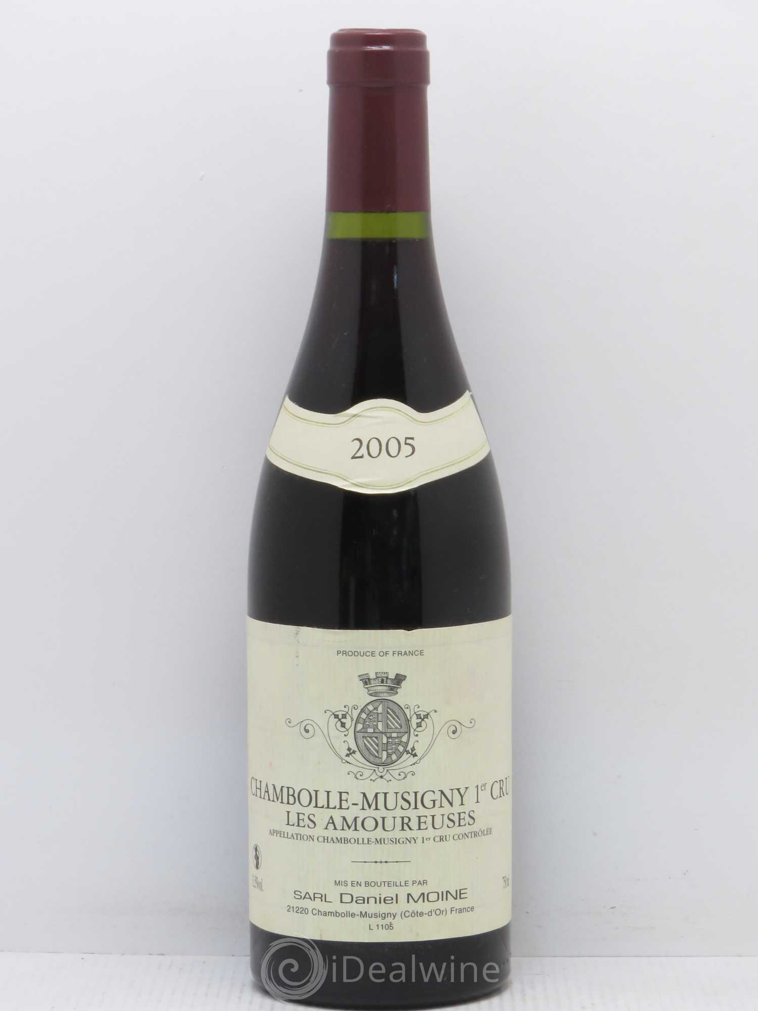 Chambolle-Musigny 1er Cru Les Amoureuses Moine-Hudelot (Domaine) 2005 - Lot de 1 bouteille - 0