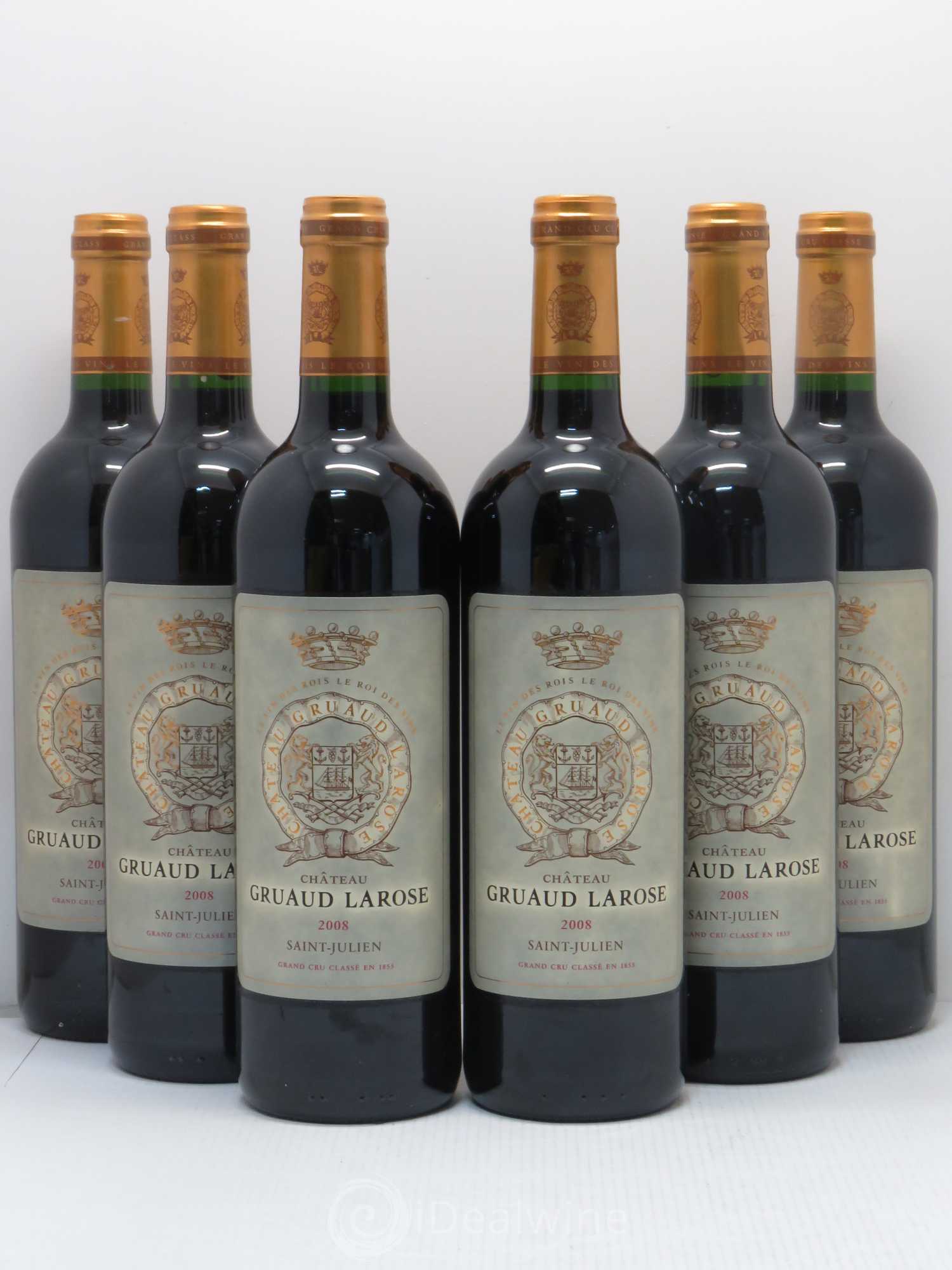 Château Gruaud Larose 2ème Grand Cru Classé 2008 - Lot de 6 bouteilles - 0