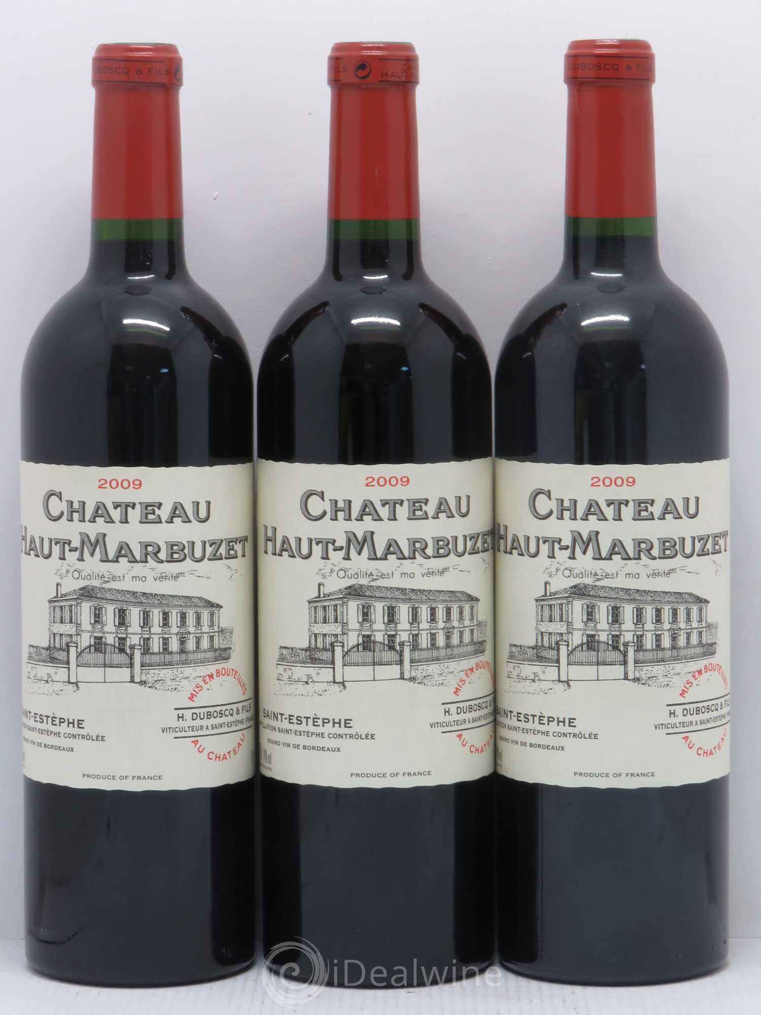 Château Haut Marbuzet 2009 - Lot de 5 bouteilles - 1