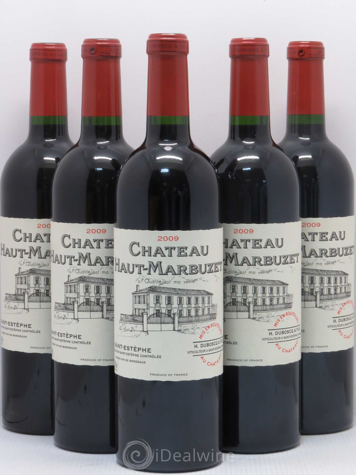 Château Haut Marbuzet 2009 - Lot de 5 bouteilles - 0