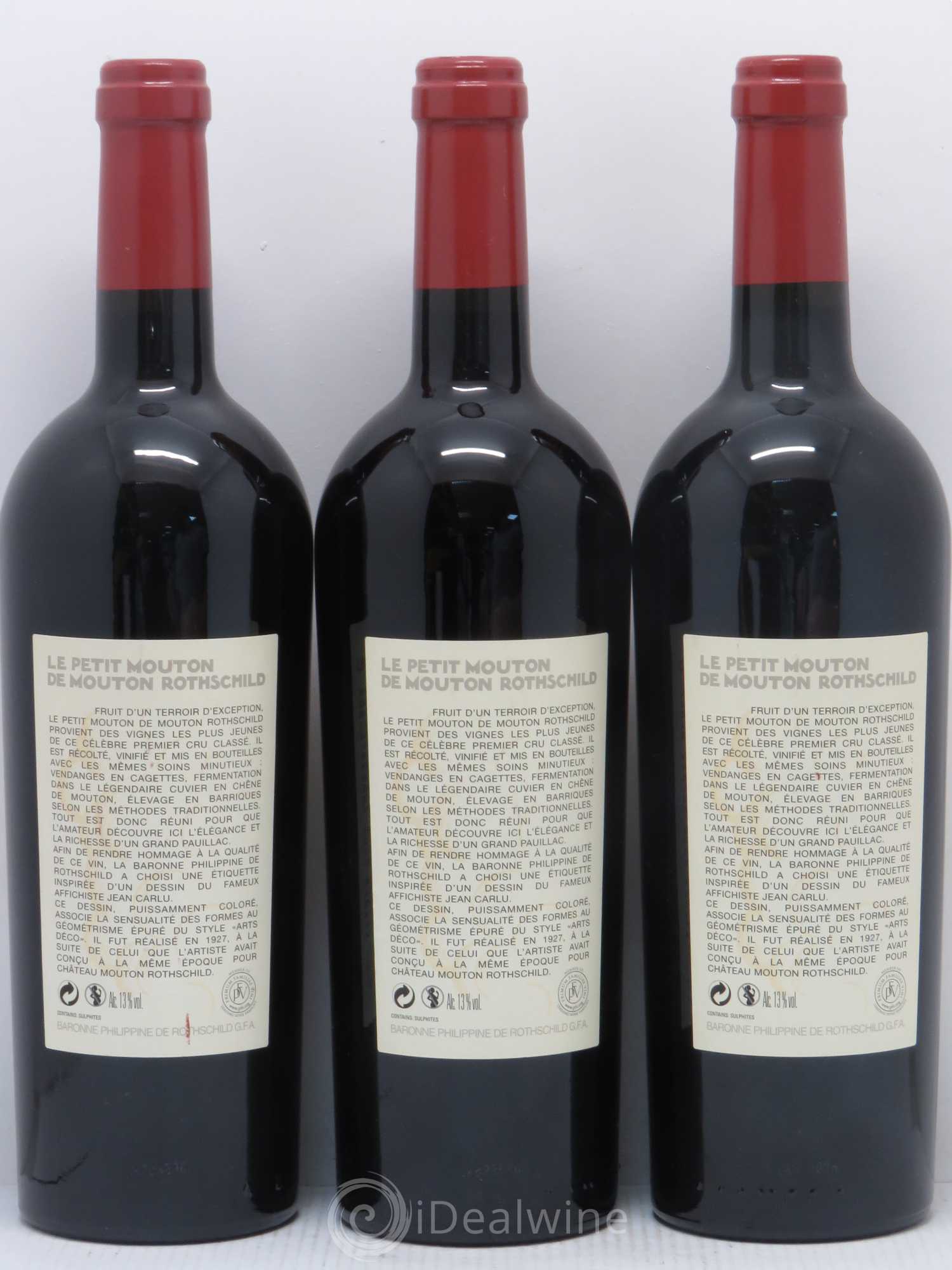 Petit Mouton Second Vin 2009 - Lot de 3 bouteilles - 1
