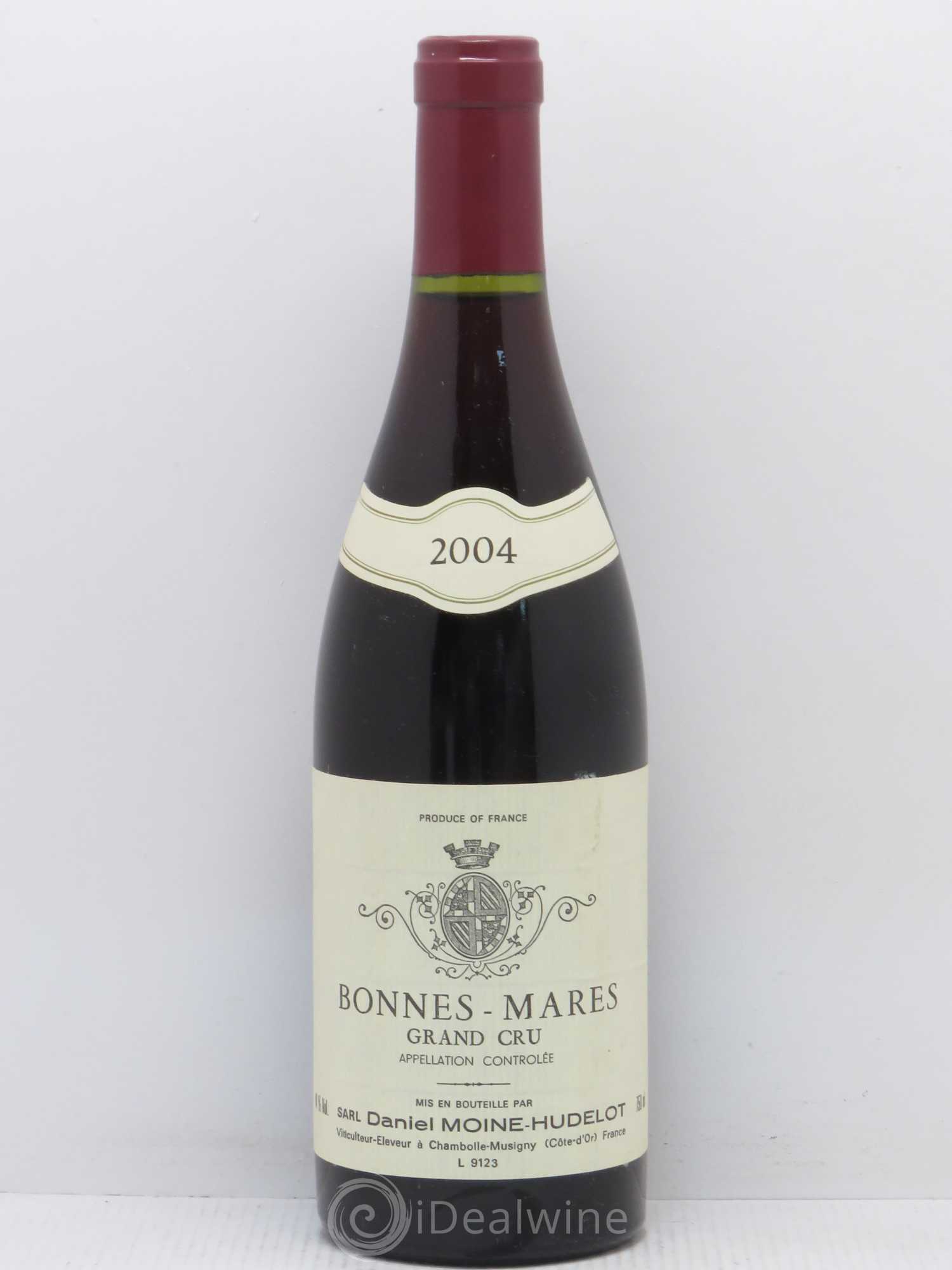 Bonnes-Mares Grand Cru Moine-Hudelot (Domaine) 2004 - Lot de 1 bouteille - 0