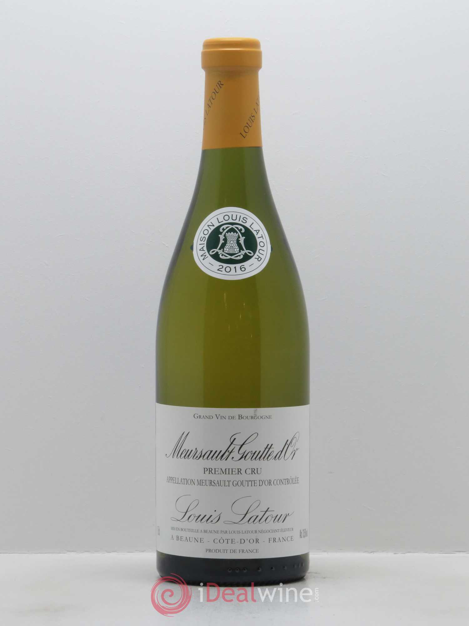 Meursault 1er Cru Goutte d'or Louis Latour 2016 - Lot de 1 bouteille - 0