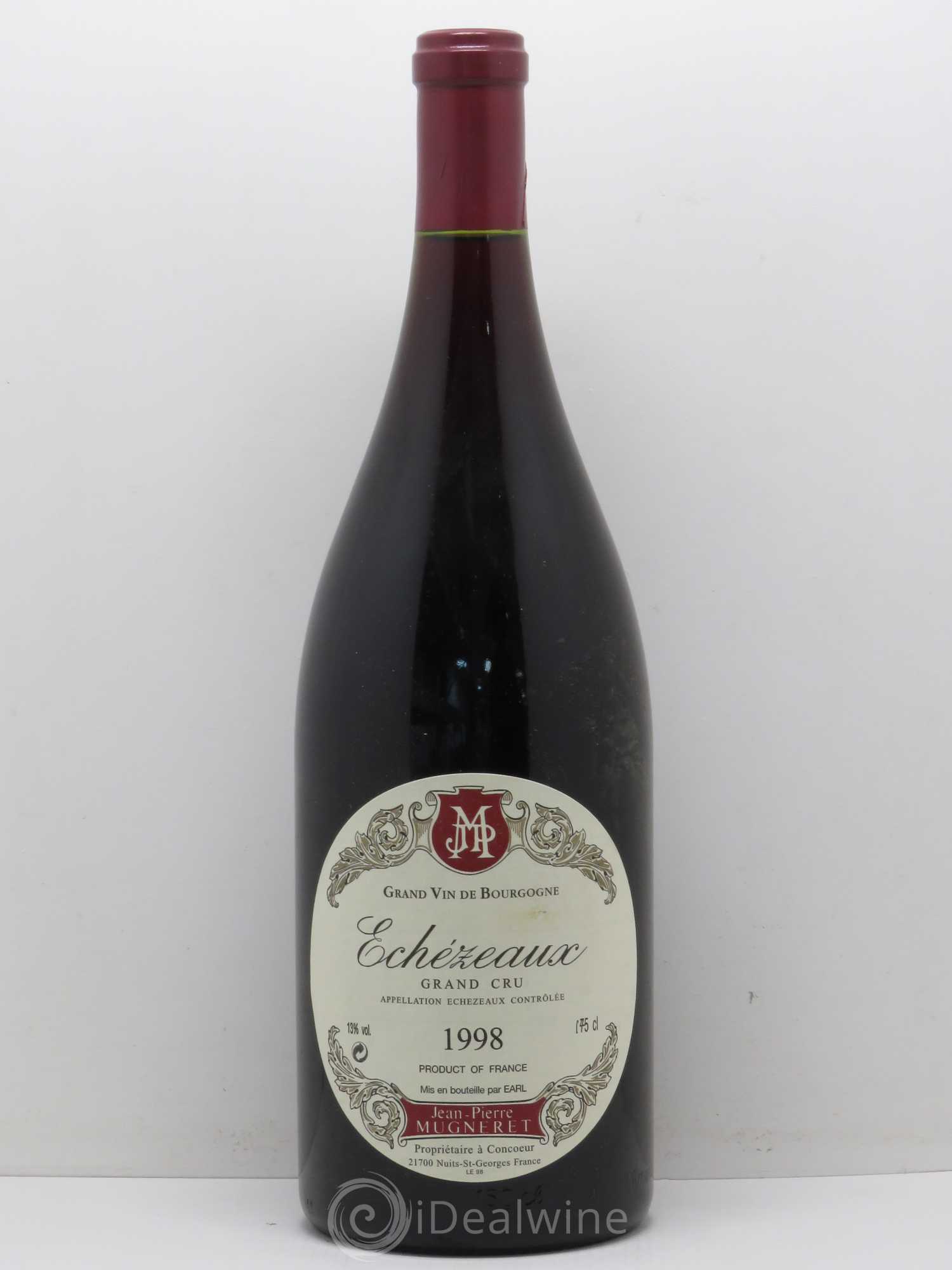 Echezeaux Grand Cru Domaine Jean-Pierre Mugneret 1998 - Lot de 1 magnum - 0