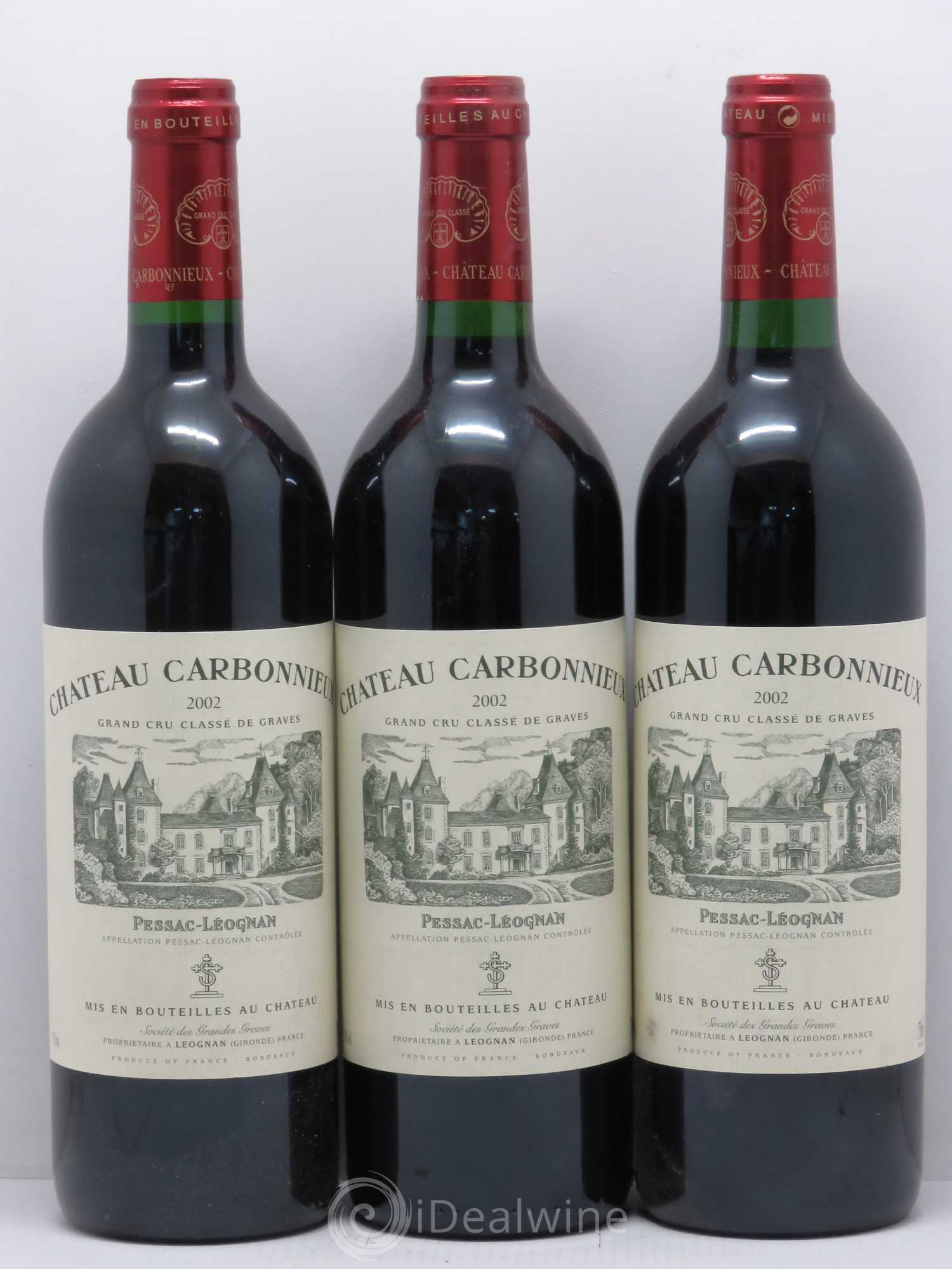 Château Carbonnieux Cru Classé de Graves 2002 - Lot de 12 bouteilles - 3