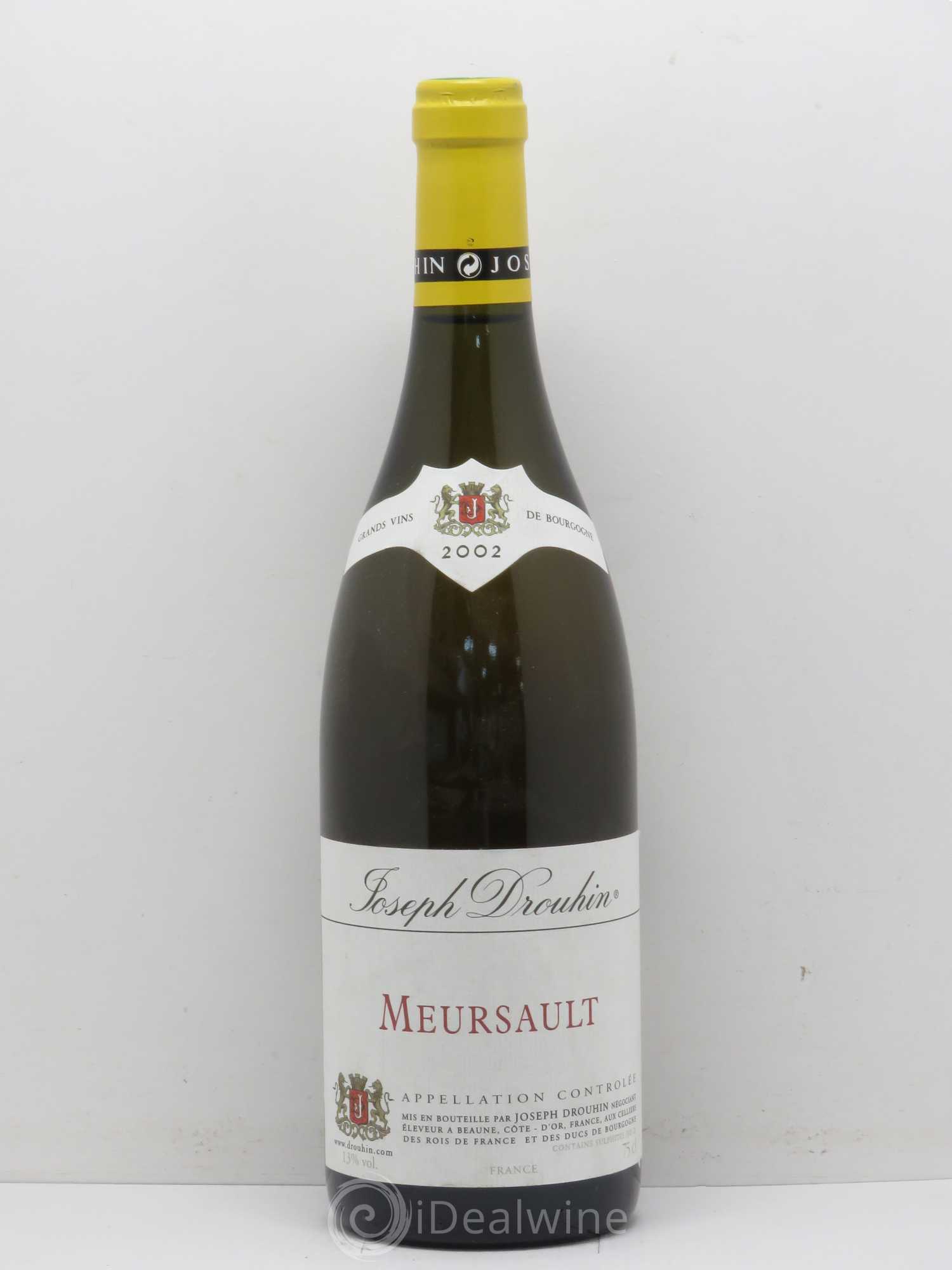 Meursault Joseph Drouhin 2002 - Lot de 1 bouteille - 0